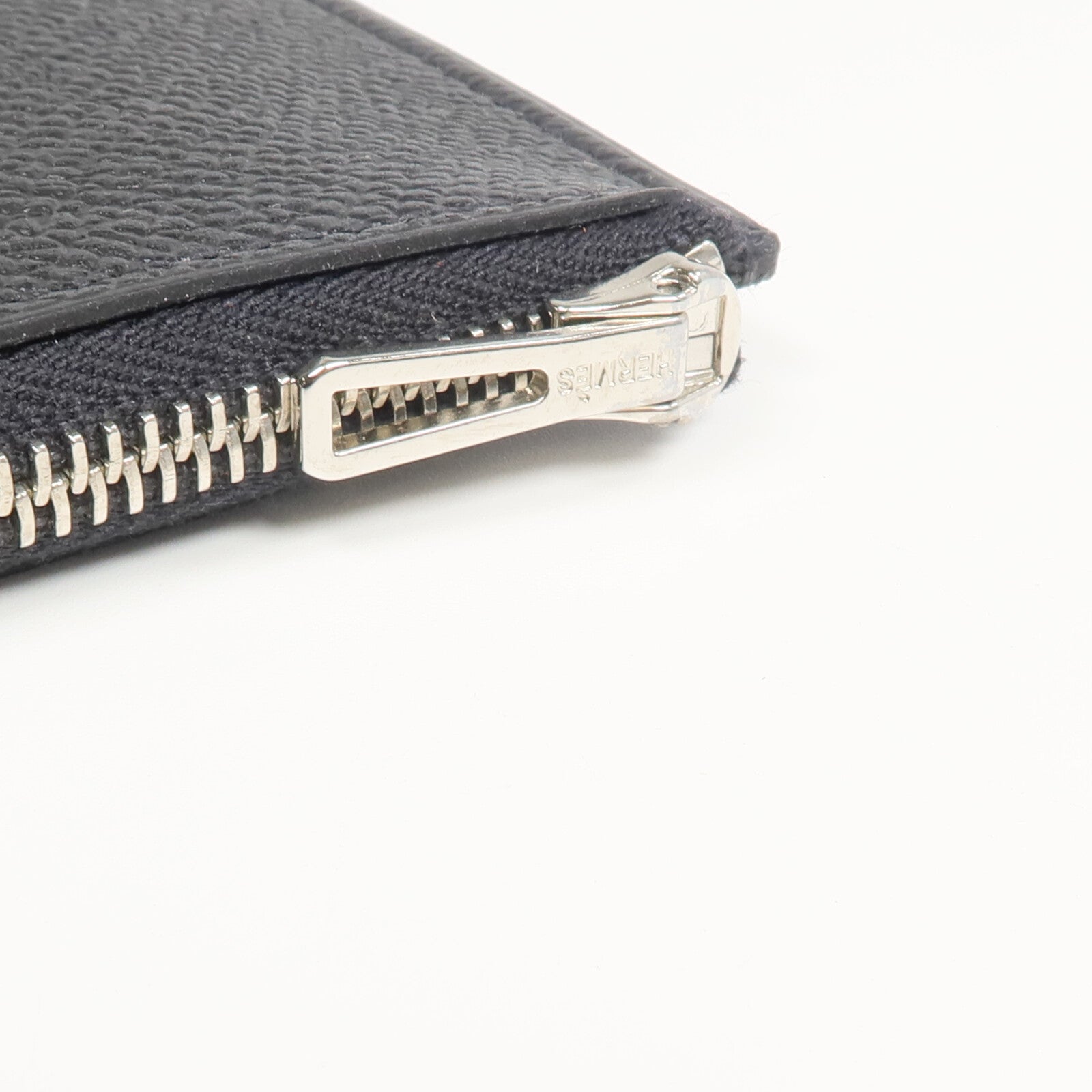 HERMES Epsom皮革Passant Long Wallet長錢包Noir