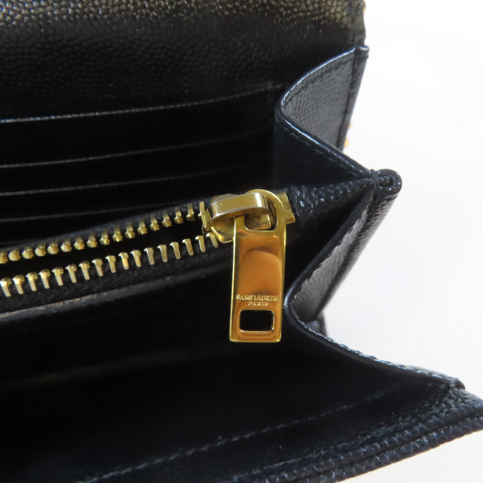 SAINT LAURENT 牛皮皮革Chain Shoulder Bag金扣鏈帶肩背袋黑色