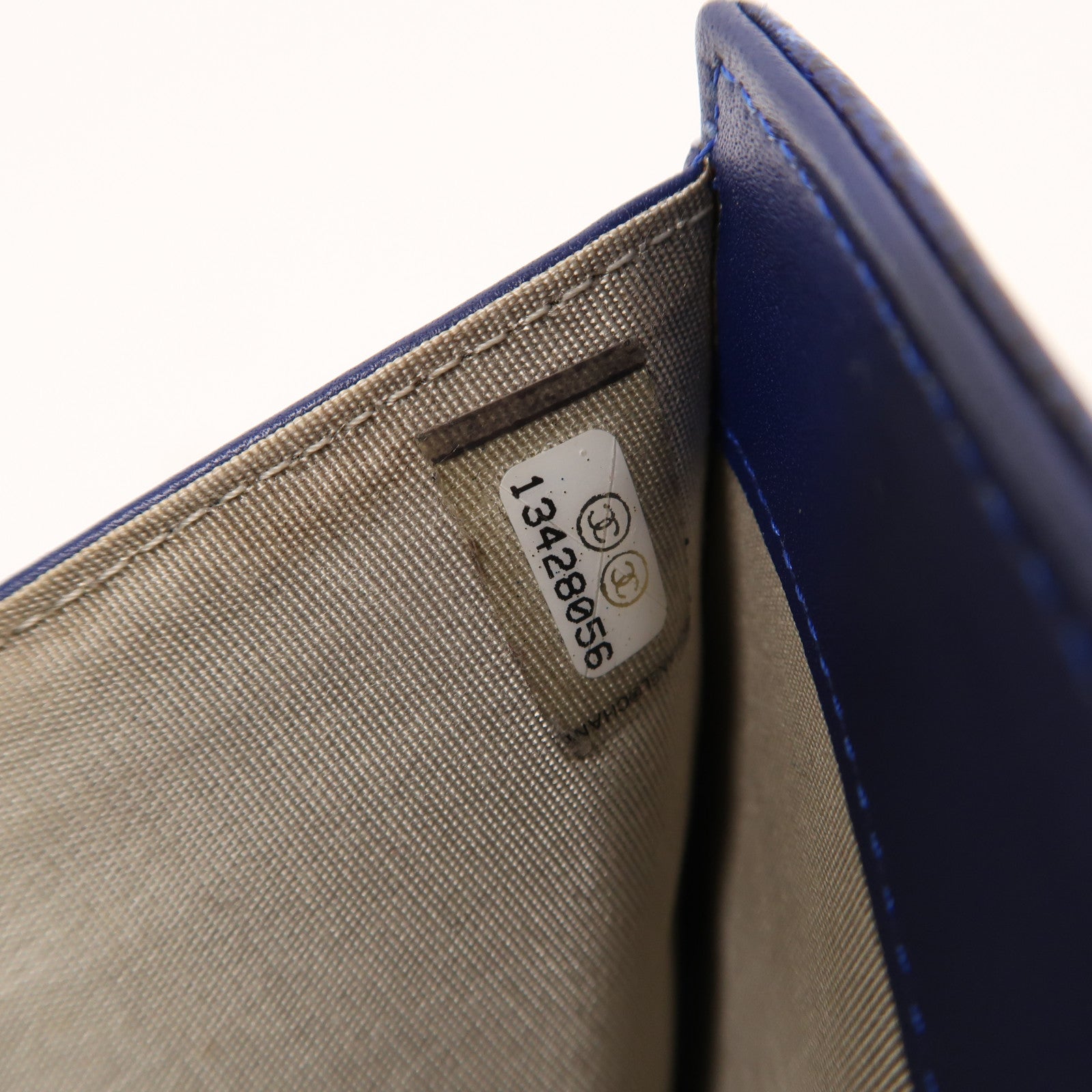 CHANEL 牛皮皮革Wallet銀扣錢包