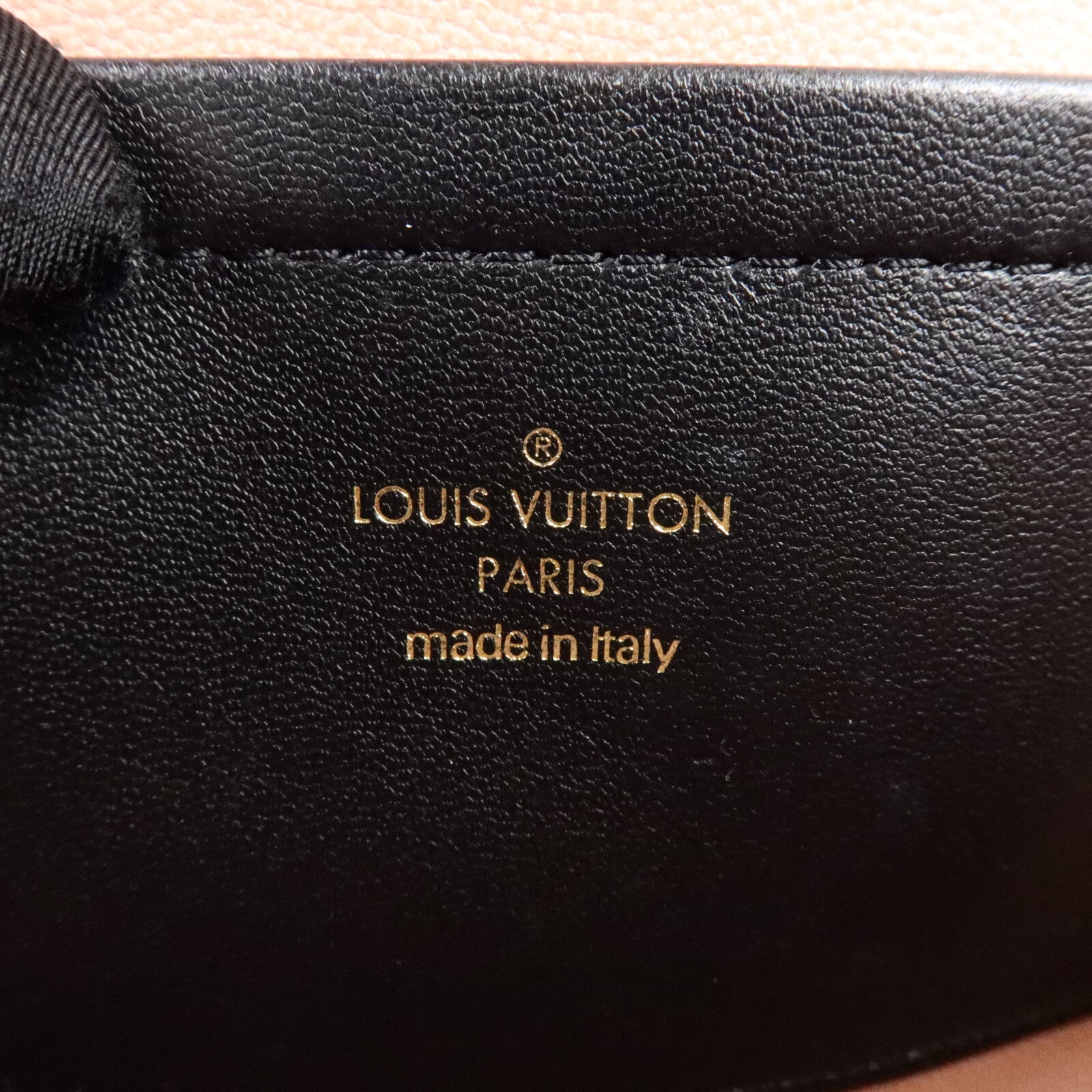 LOUIS VUITTON Monogram Lambskin Pochette Coussin鏈帶肩背袋