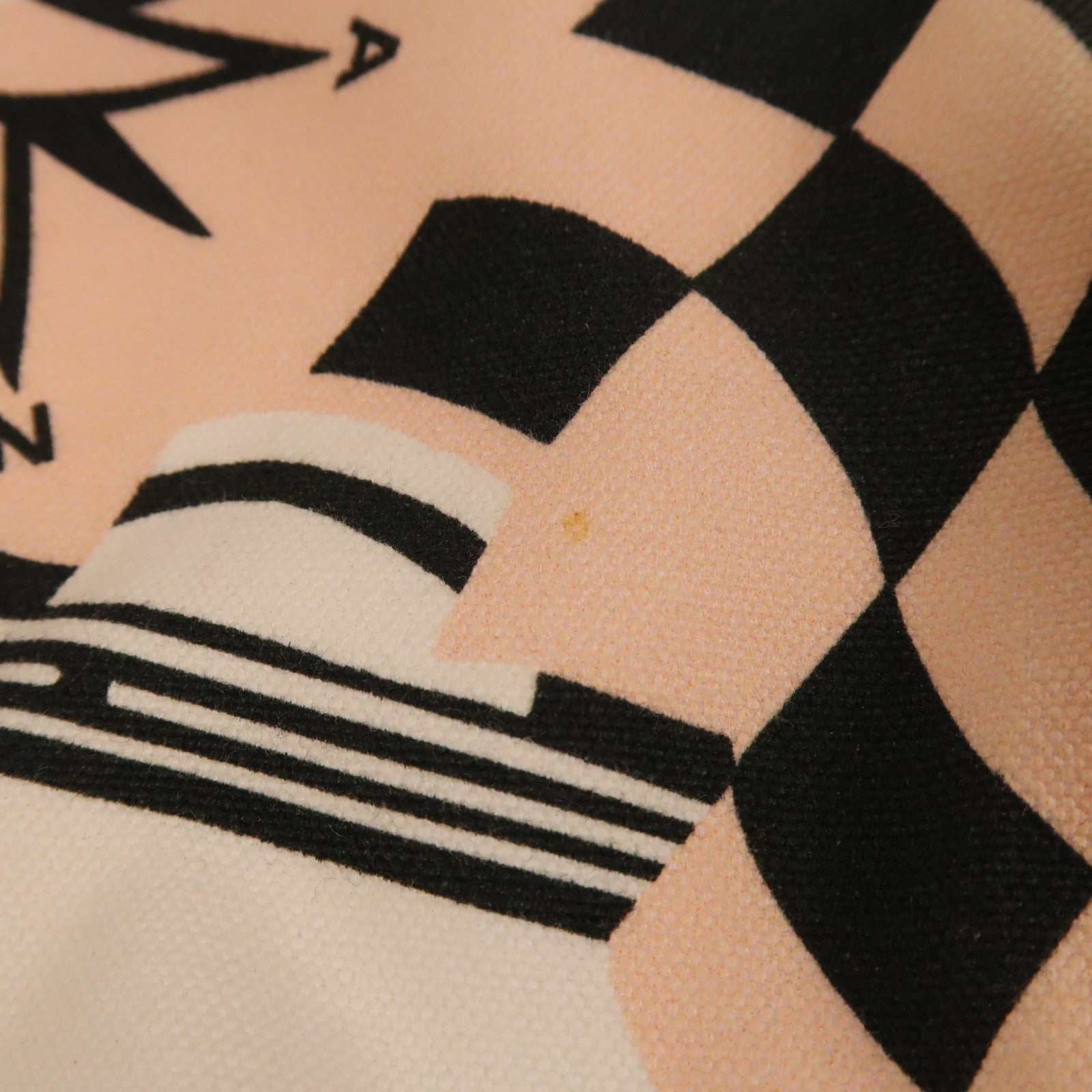 CHANEL 帆布Backpack銀扣背包粉紅色/米色/綠色