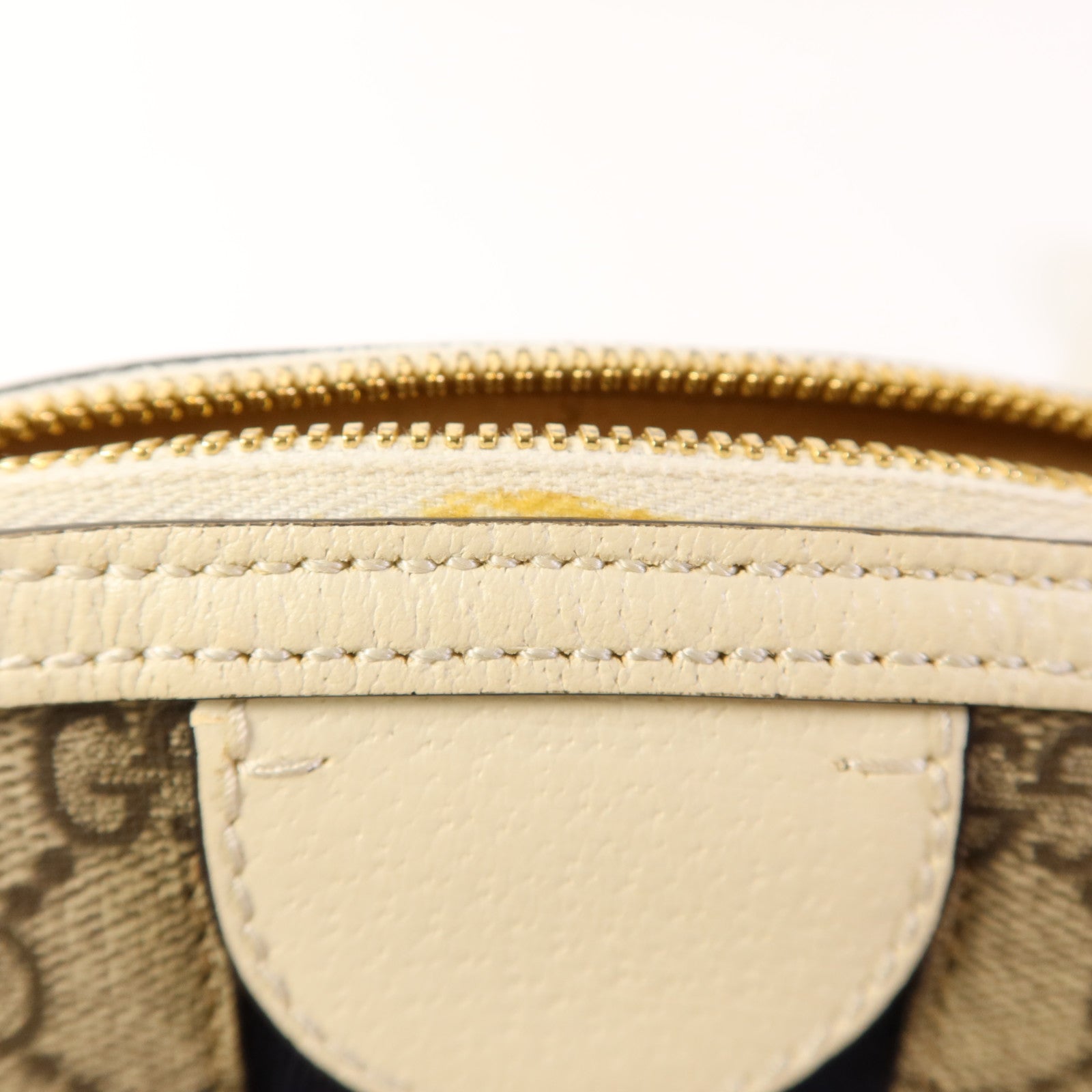 GUCCI 塗層帆布Shoulder Bag金扣肩背袋