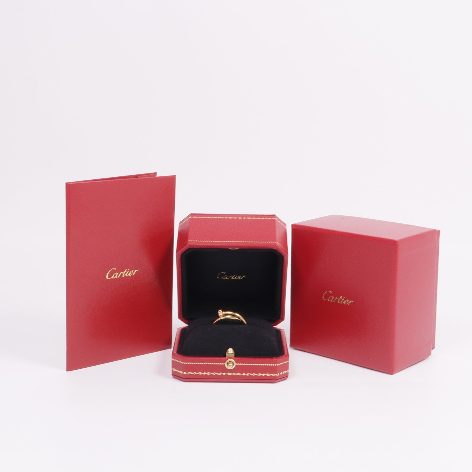 CARTIER 18K玫瑰金Juste un Clou戒指Cartier#58/US#8.25