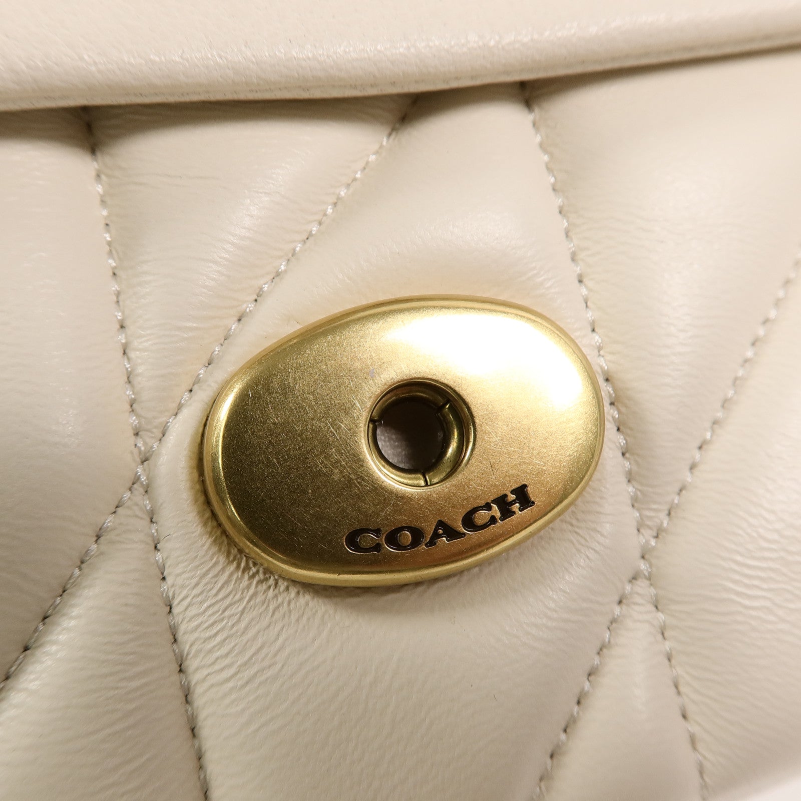 COACH 羊皮皮革Tabby 20鏈帶肩背袋