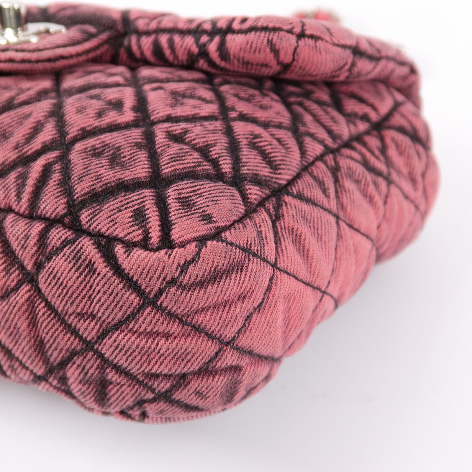 CHANEL 牛仔布Demin Impression Flap Bag鏈帶肩背袋
