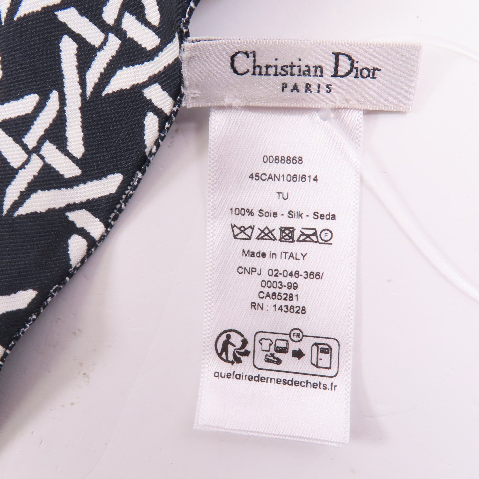 Dior 絲質Scarf絲巾