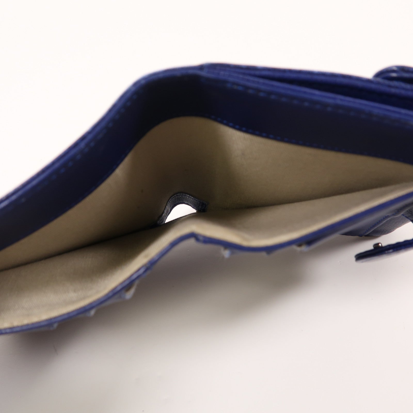 CHANEL 牛皮皮革Wallet銀扣錢包