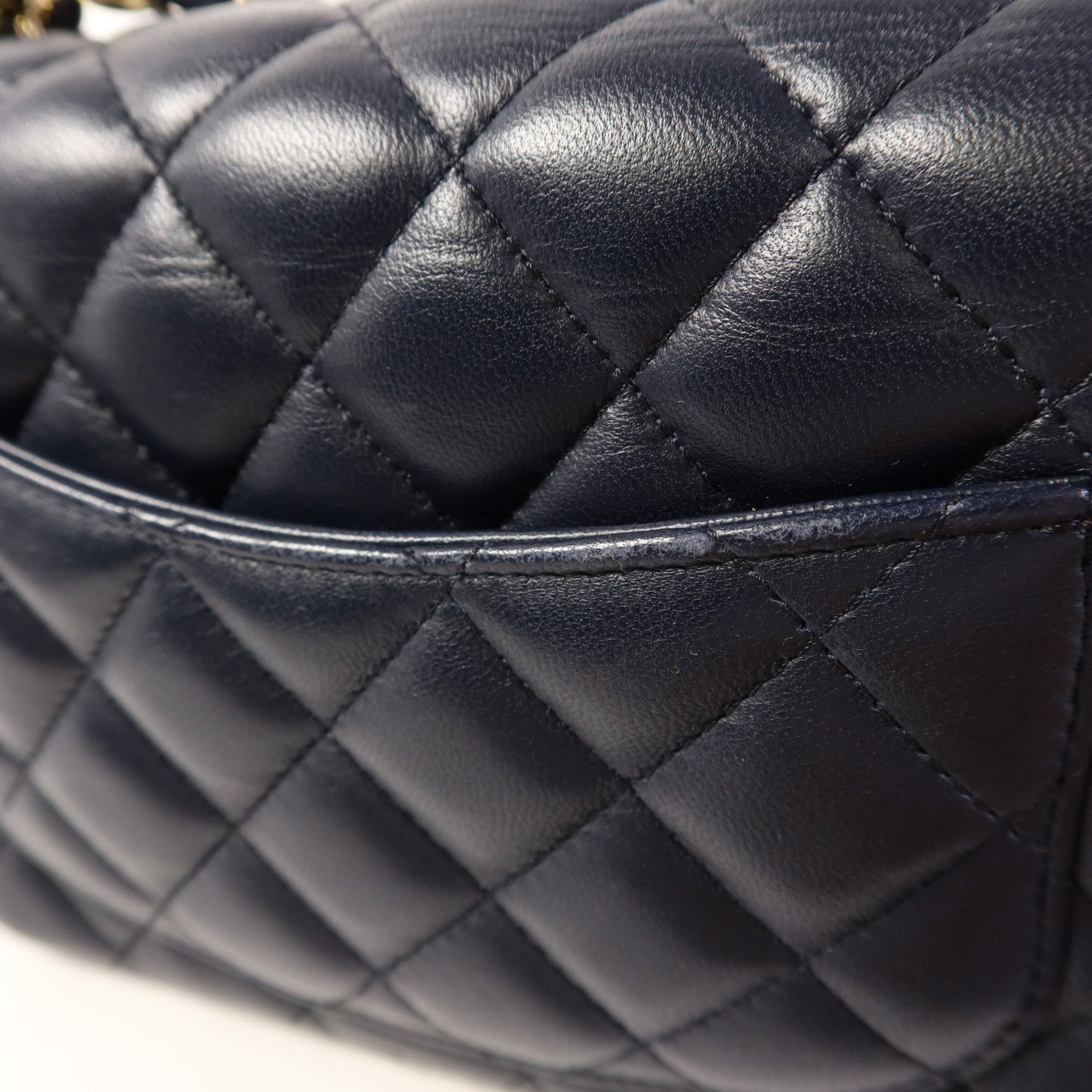 CHANEL 羊皮皮革Mini Classic 17金扣肩背袋