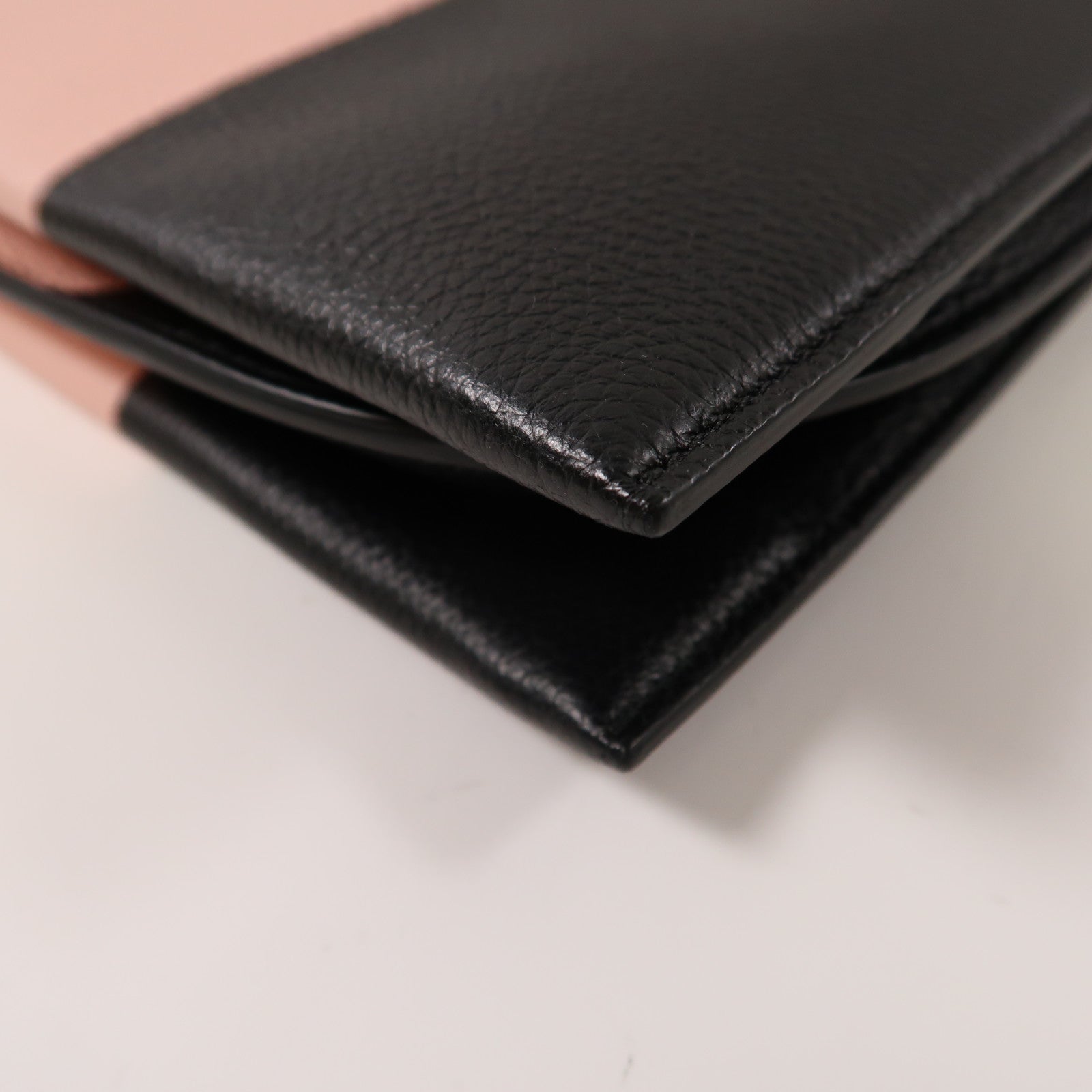 Salvatore Ferragamo 牛皮皮革Shoulder Bag金扣手挽肩背兩用袋粉紅色/黑色