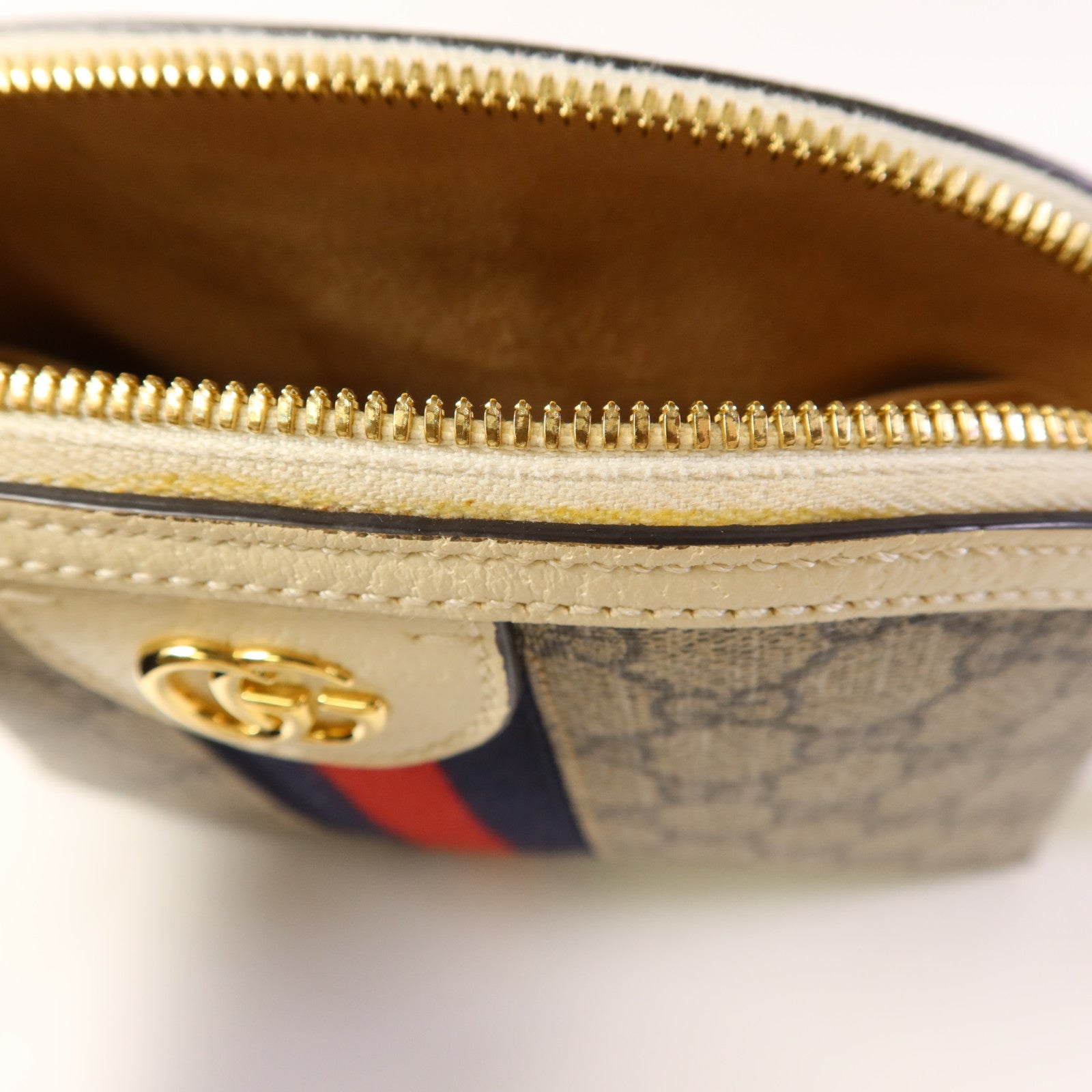 GUCCI 塗層帆布Shoulder Bag金扣肩背袋