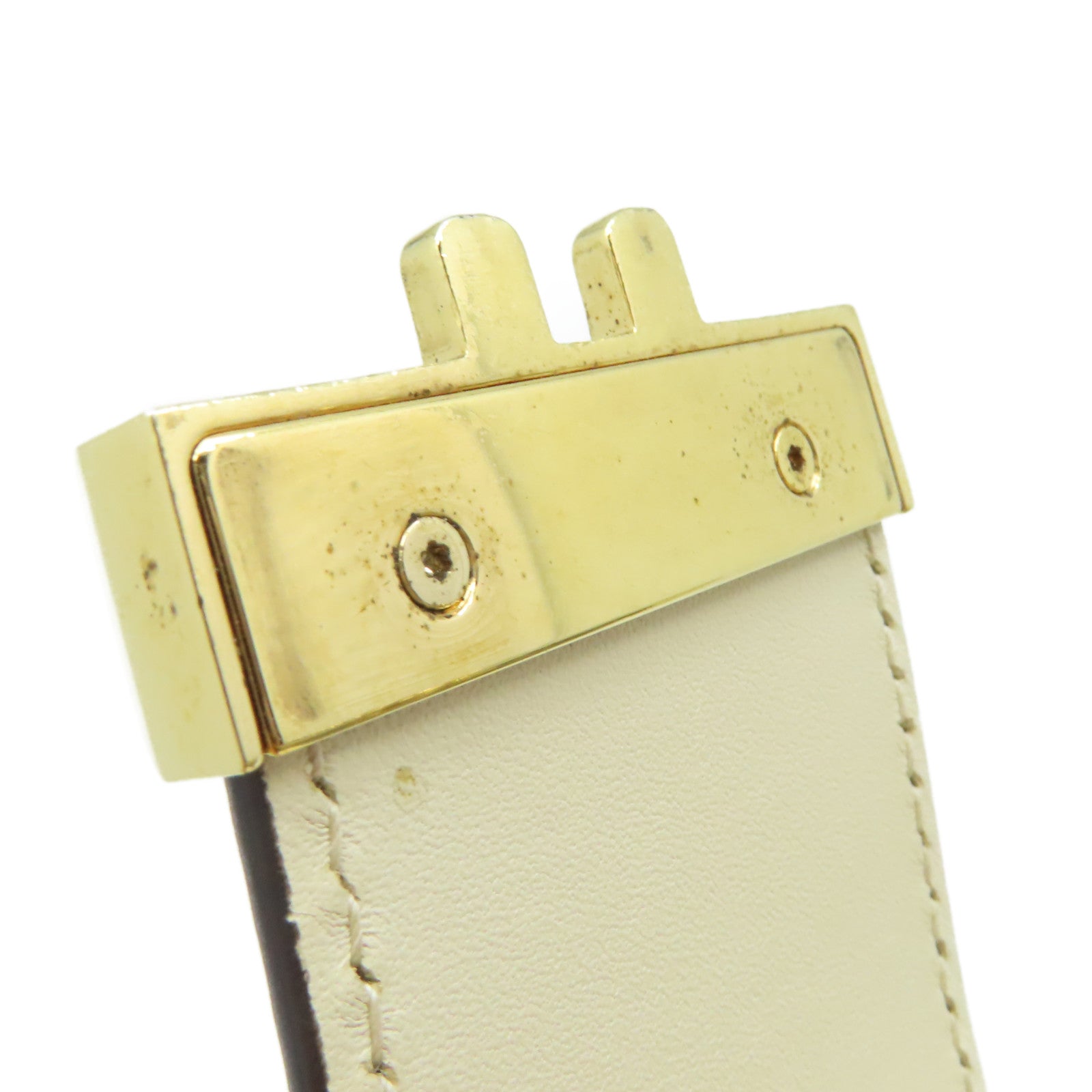 GUCCI 【激減優惠】塗層帆布Padlock GG Small Shoulder Bag金扣肩背袋啡色/米白色