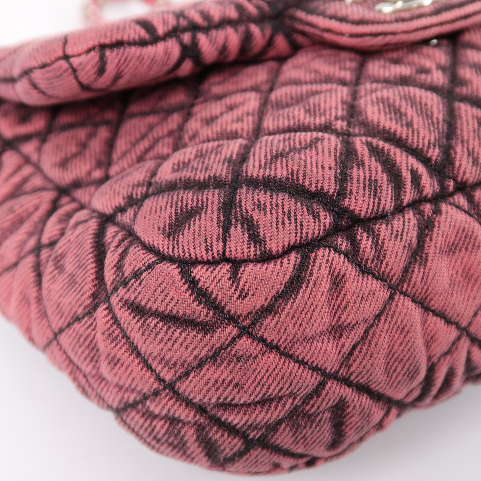 CHANEL 牛仔布Demin Impression Flap Bag鏈帶肩背袋