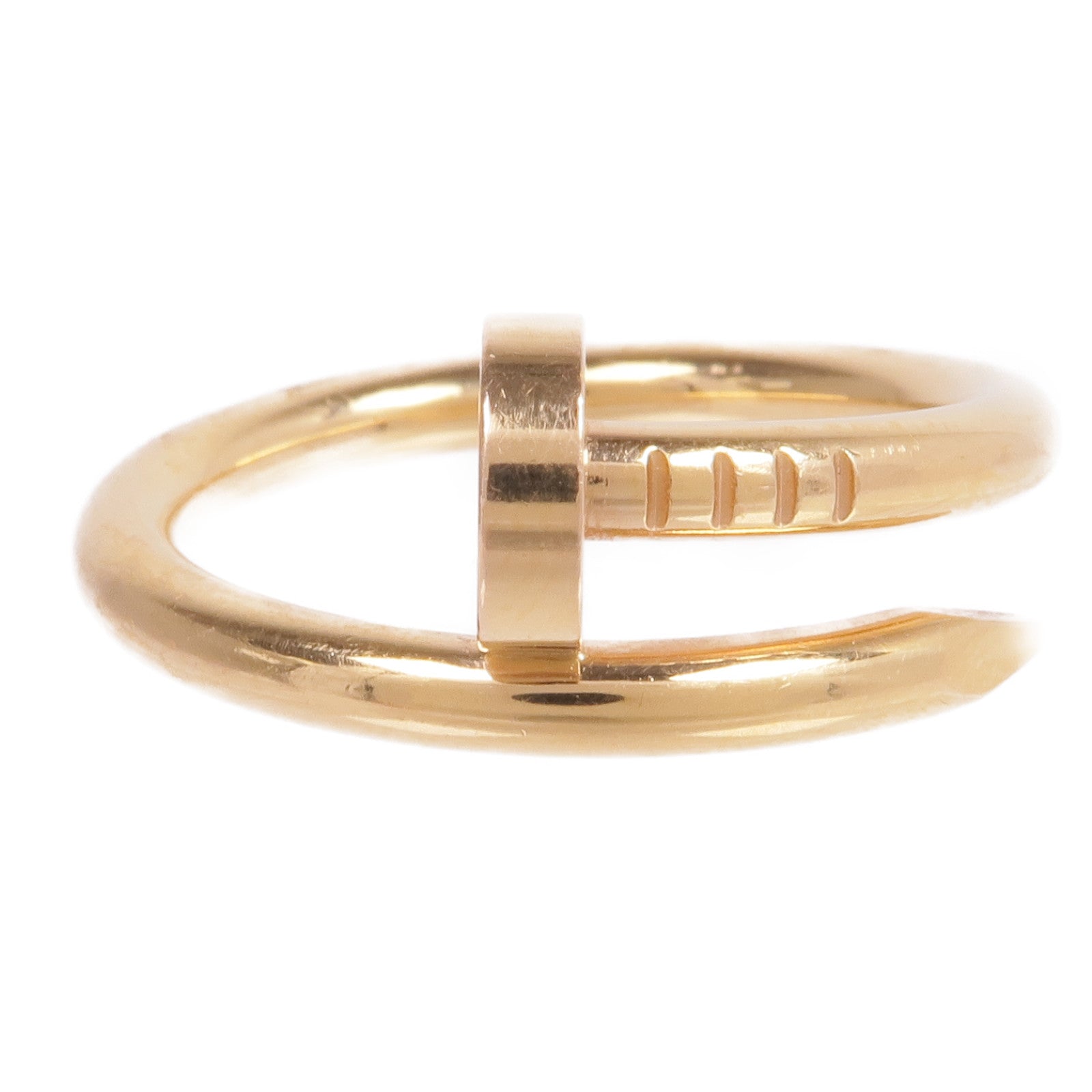 CARTIER 18K玫瑰金Juste un Clou戒指Cartier#58/US#8.25