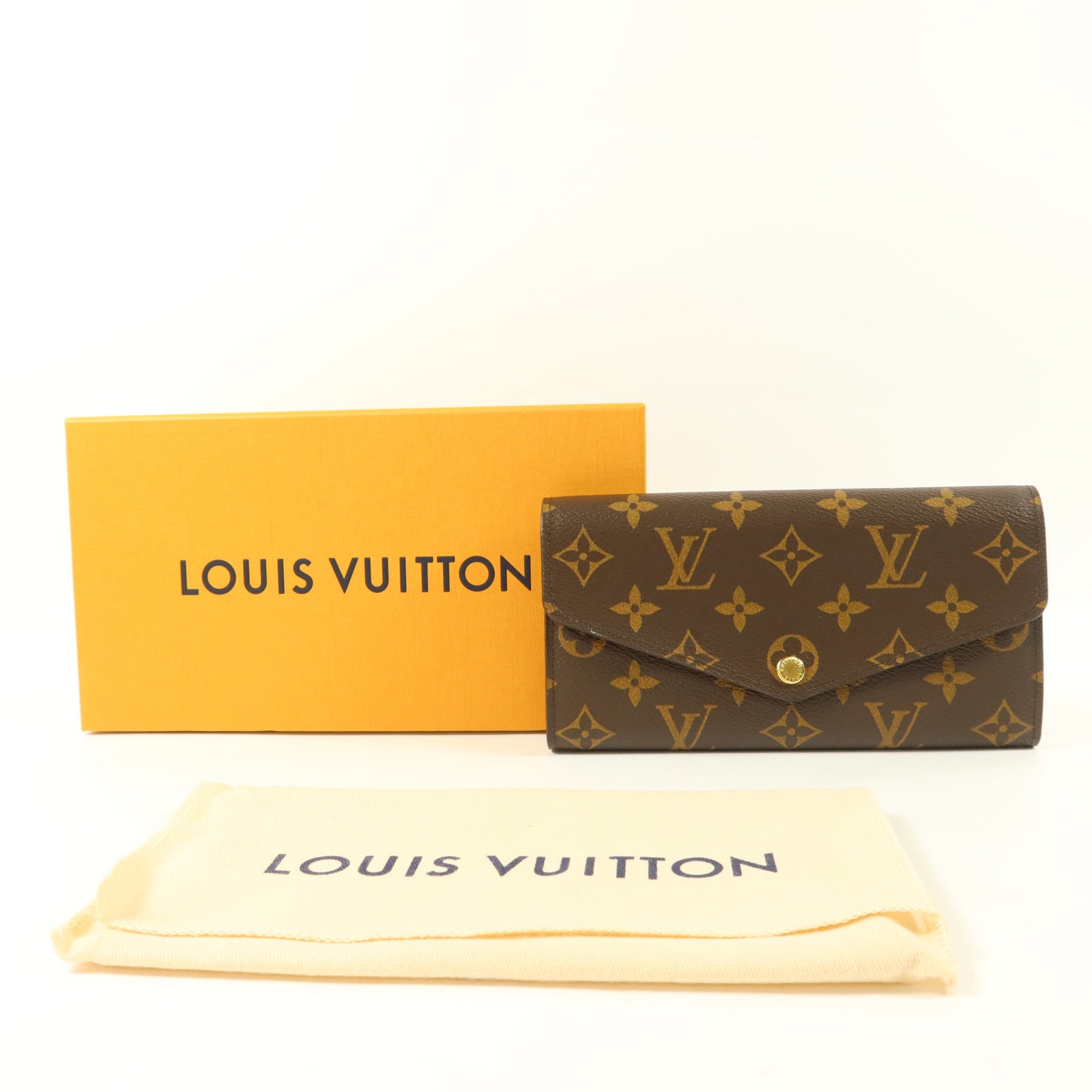 LOUIS VUITTON Monogram Sarah Wallet長錢包