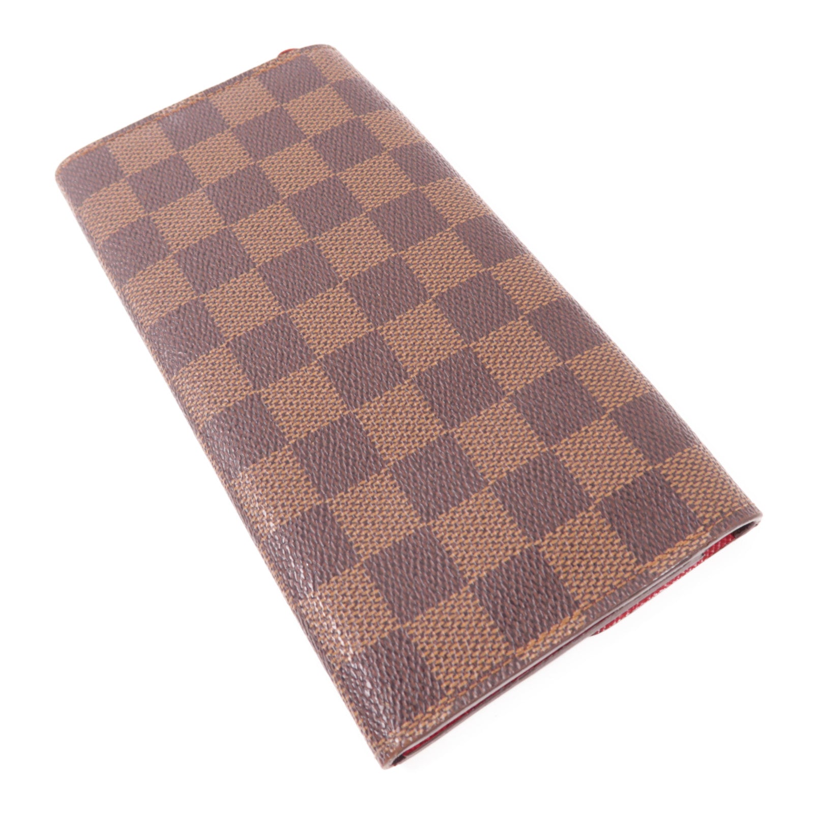 LOUIS VUITTON LV GHW Portefeuille Emilie Long Wallet N63544 Damier Brown