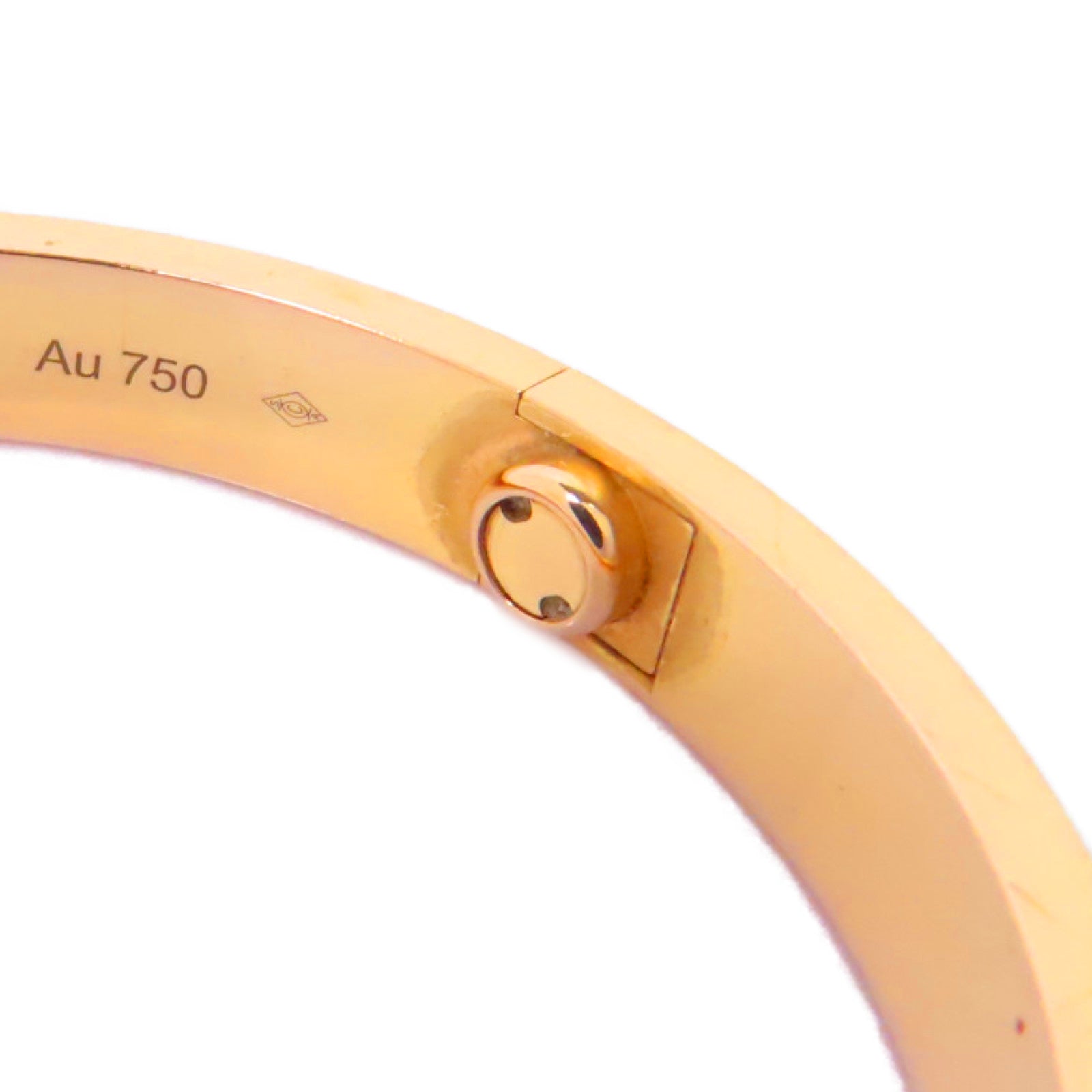 CARTIER 18K玫瑰金Love Bracelet手鏈Cartier#16