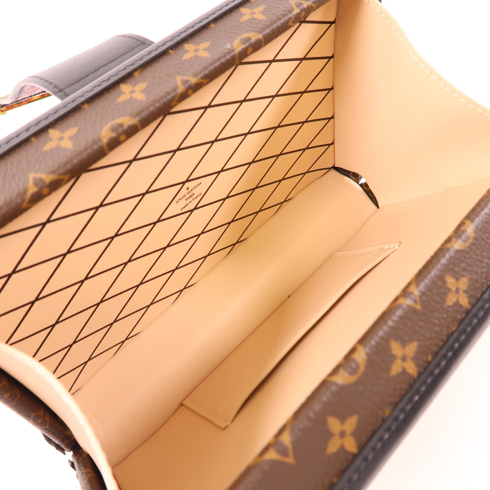 LOUIS VUITTON Monogram Petite Malle金扣肩背袋