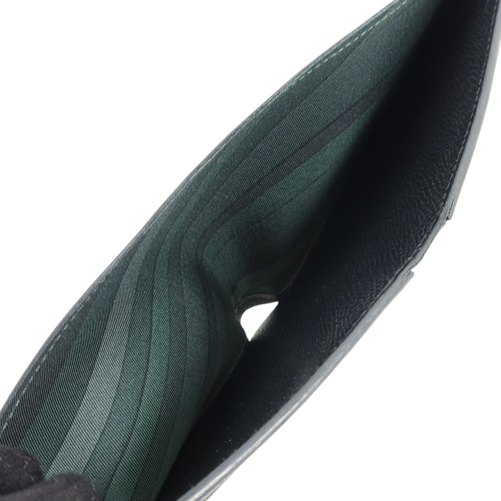 HERMES Epsom皮革Citizen Twill Compact Wallet錢包Noir