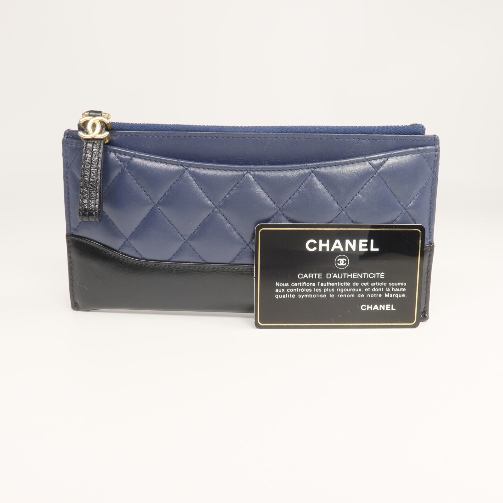 CHANEL 牛皮皮革Gabrielle Long Wallet長錢包