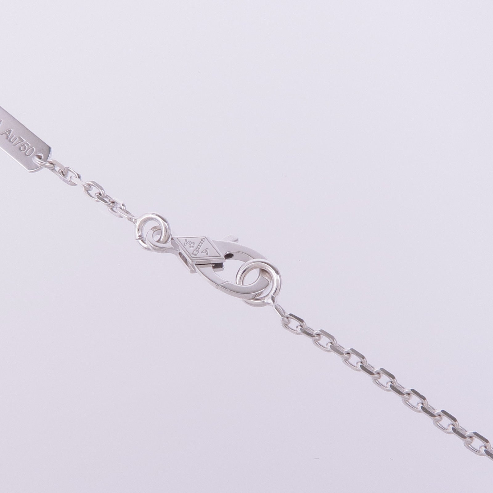 Van Cleef & Arpels 18K白金Two Butterfly Pendant鑽石項鍊