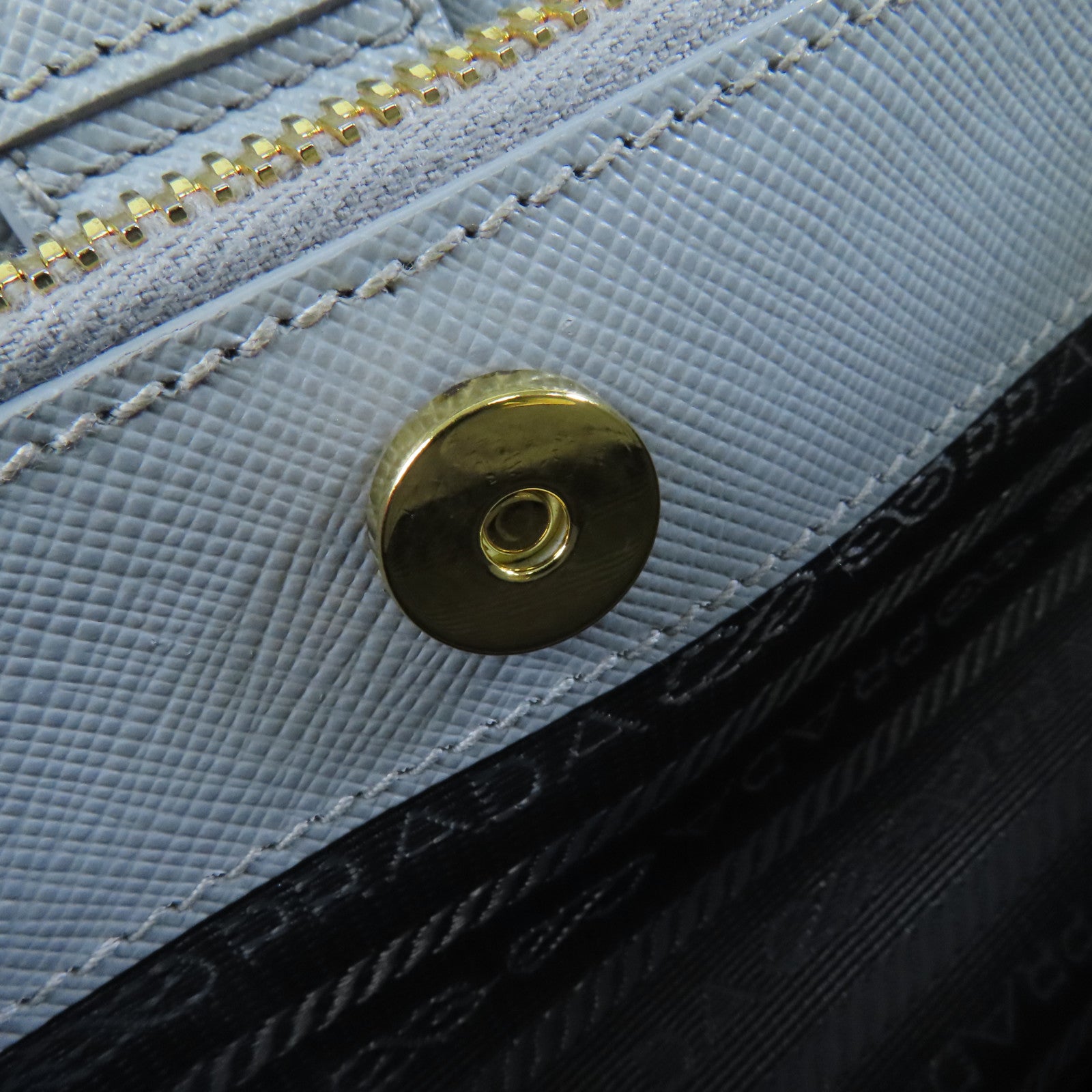 PRADA Saffiano皮革Galleria Saffiano金扣手挽肩背兩用袋