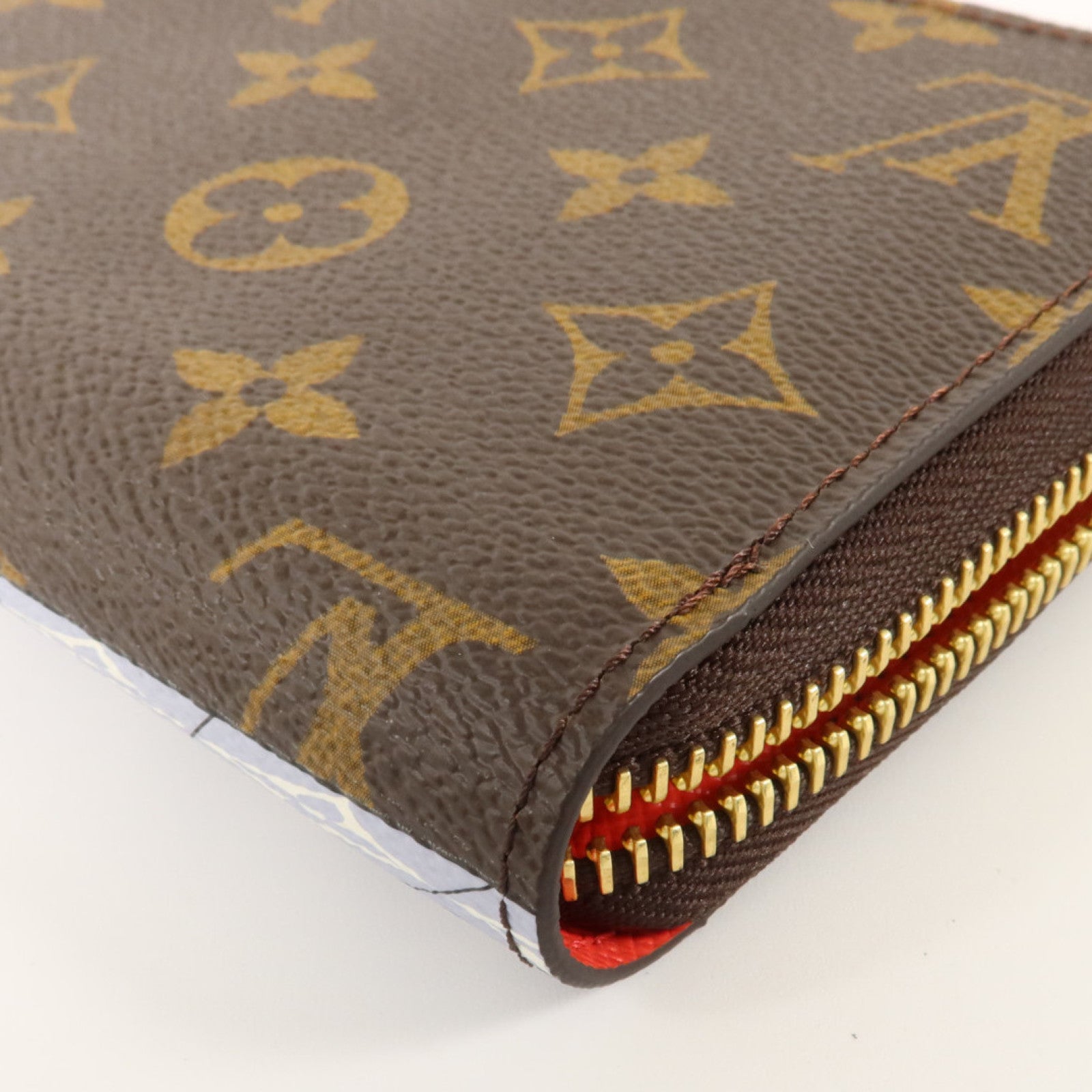 LOUIS VUITTON Monogram Vivienne Zippy Wallet金扣長錢包