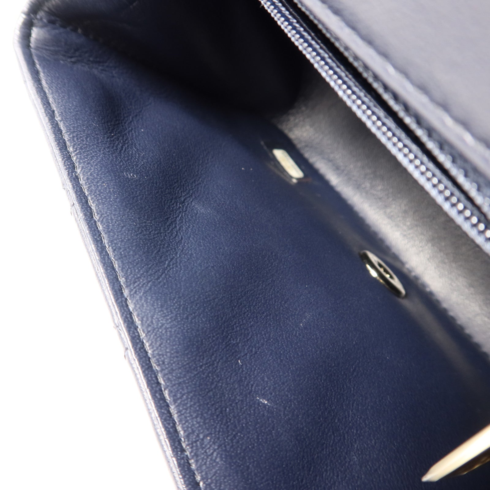 CHANEL 羊皮皮革Mini Classic 17金扣肩背袋