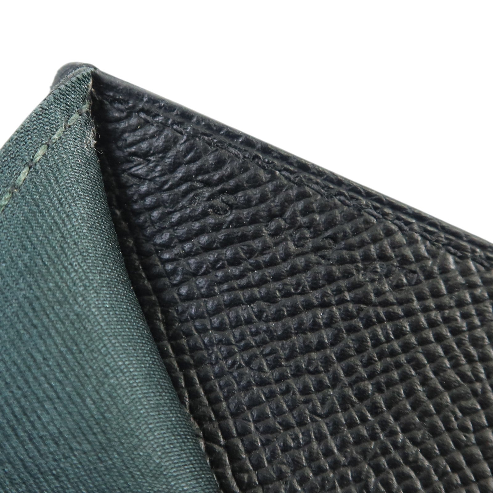 HERMES Epsom皮革Citizen Twill Compact Wallet錢包Noir