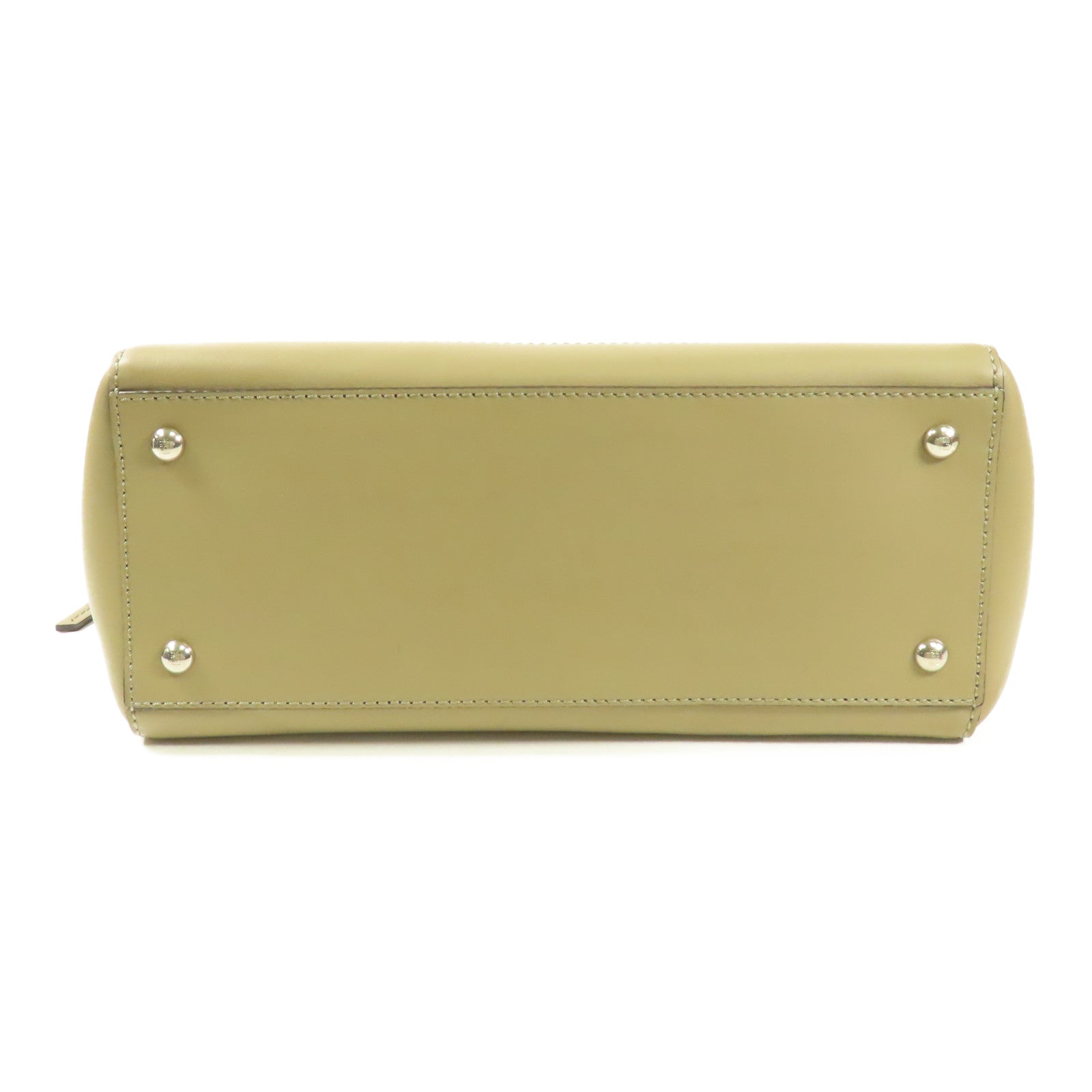 FENDI 牛皮皮革Dotcom銀扣手挽肩背兩用袋