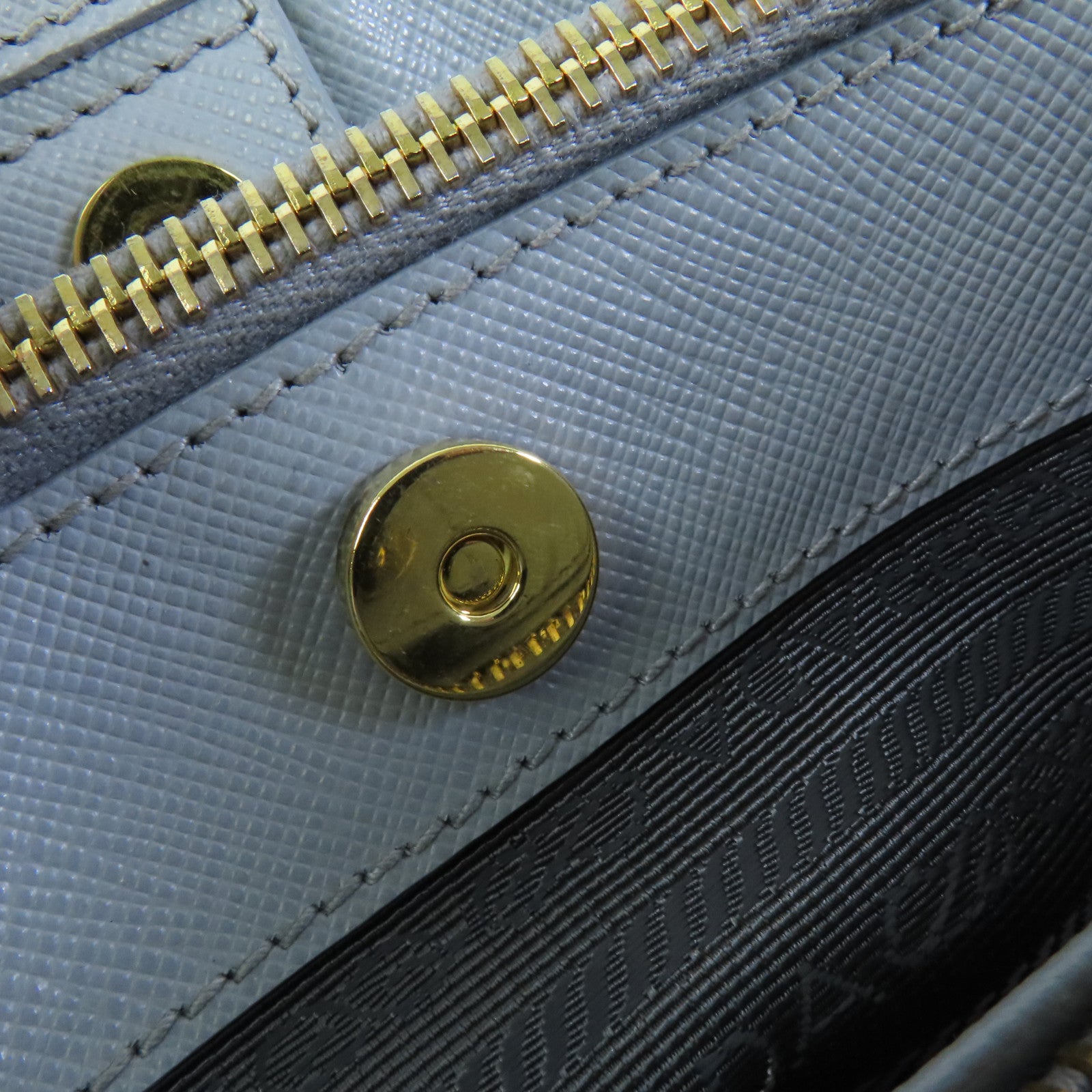 PRADA Saffiano皮革Galleria Saffiano金扣手挽肩背兩用袋