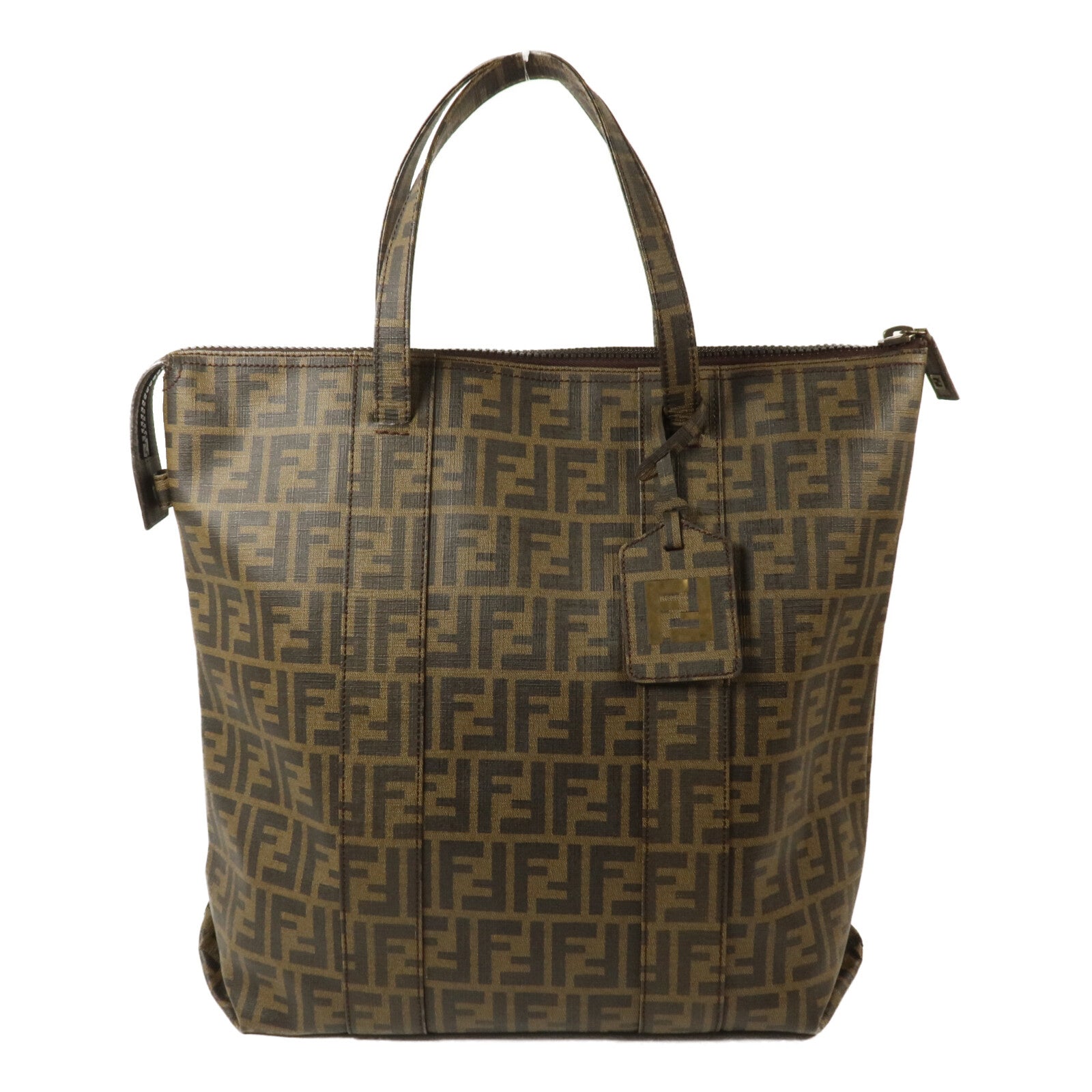 FENDI 塗層帆布Zucca Tobacco Tote手挽袋