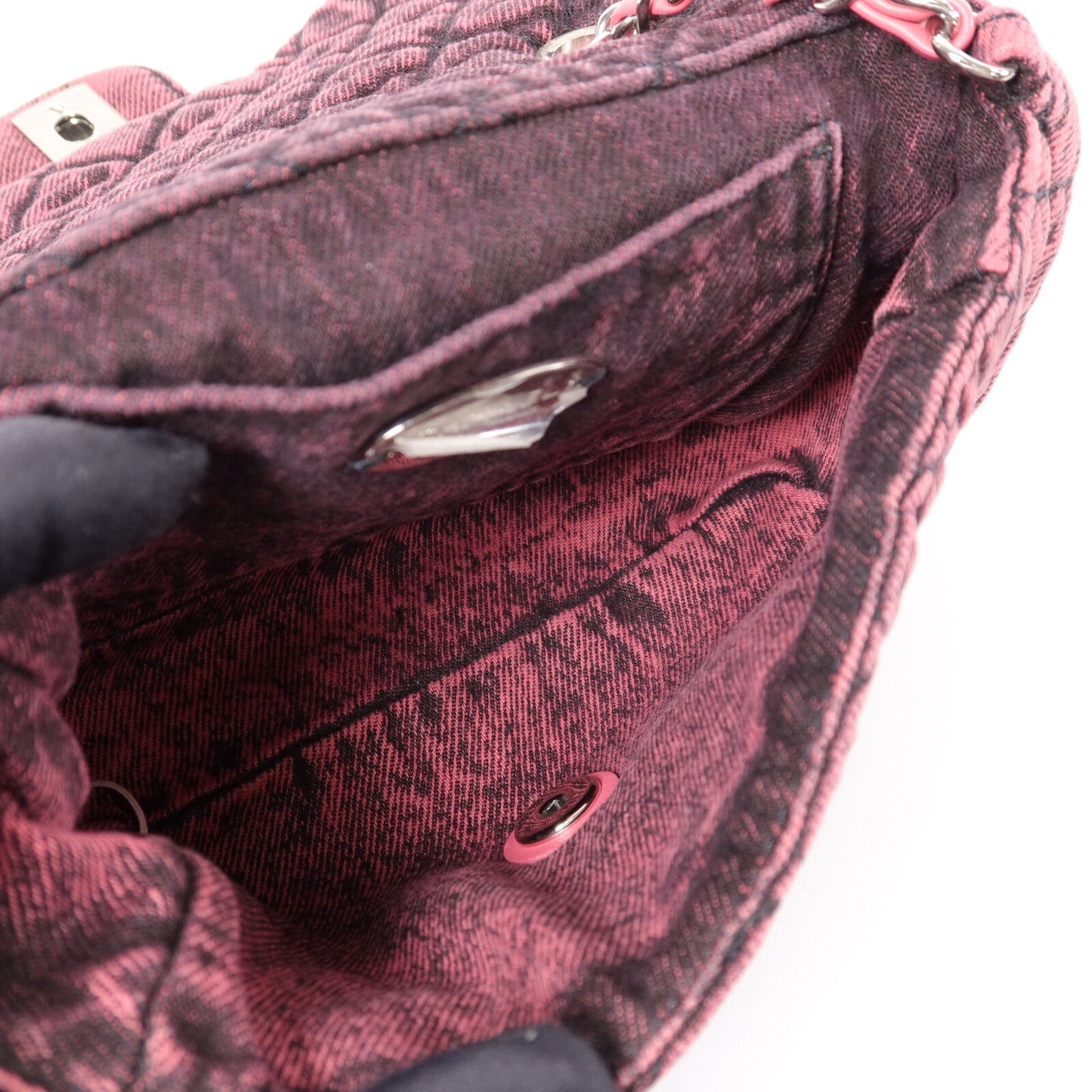 CHANEL 牛仔布Demin Impression Flap Bag鏈帶肩背袋