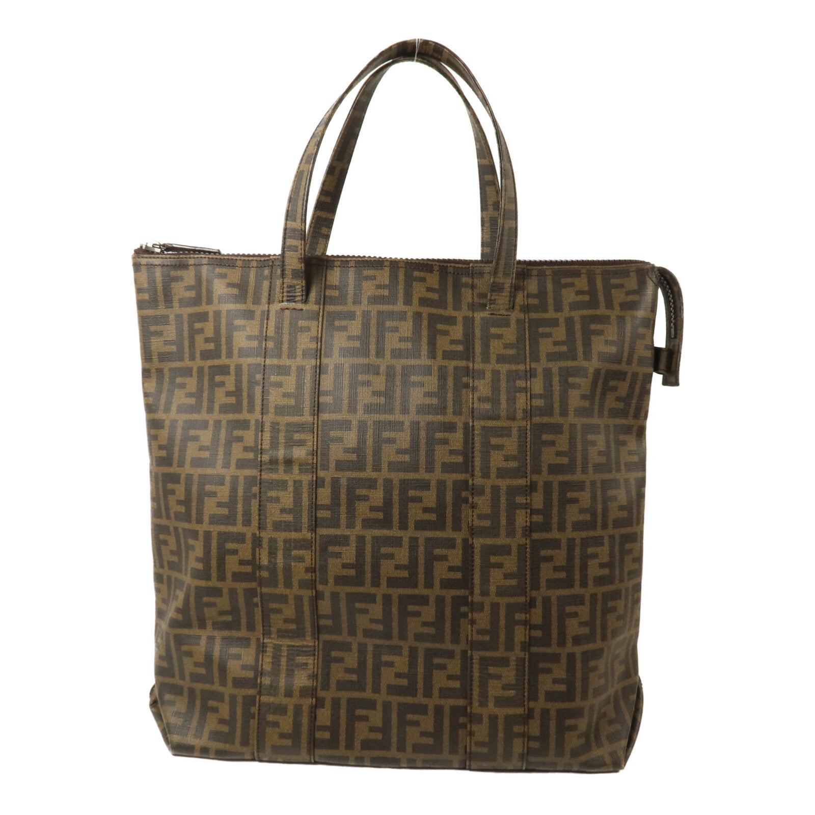 FENDI 塗層帆布Zucca Tobacco Tote手挽袋