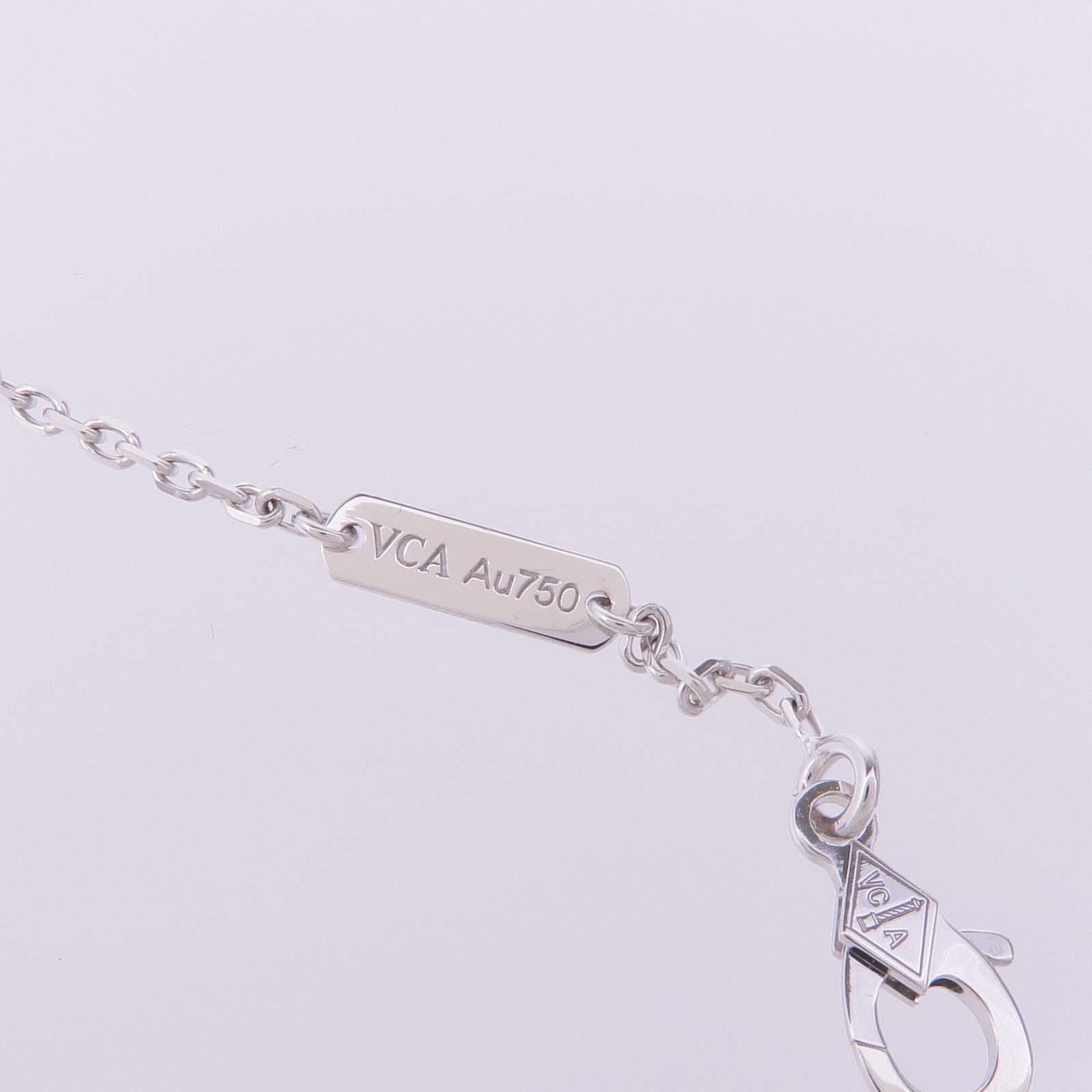 Van Cleef & Arpels 18K白金Two Butterfly Pendant鑽石項鍊