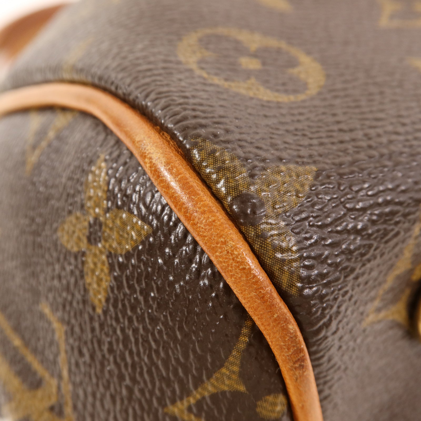 LOUIS VUITTON Monogram Tivoli PM金扣手挽袋
