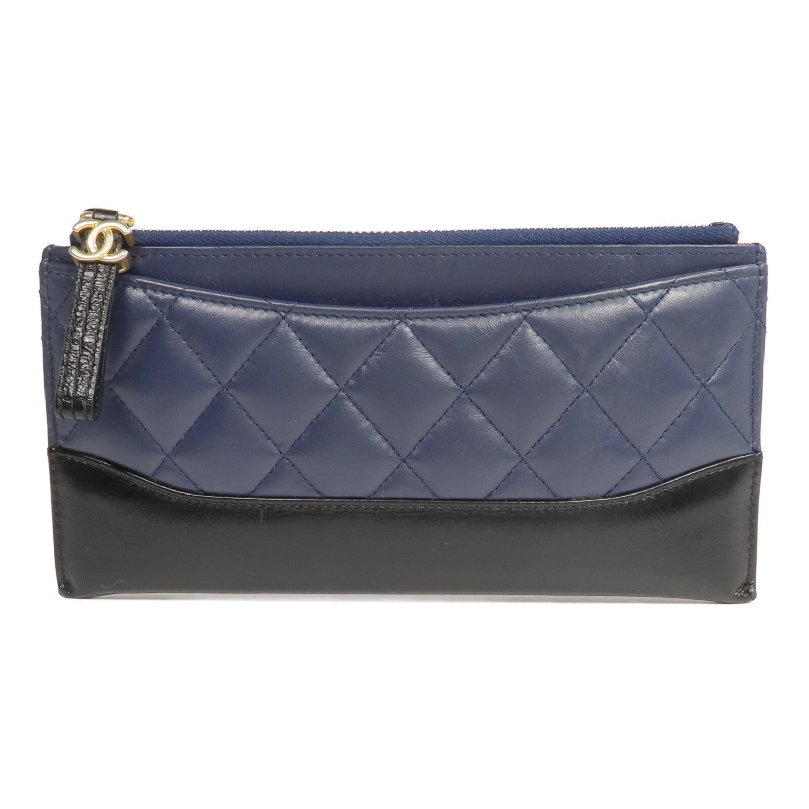 CHANEL 牛皮皮革Gabrielle Long Wallet長錢包