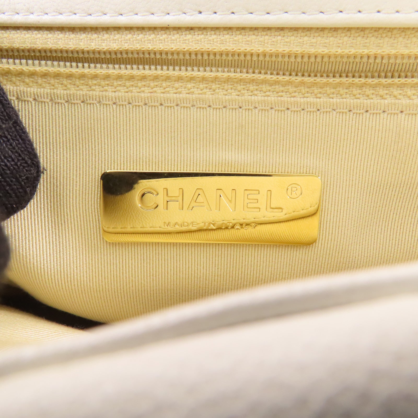 CHANEL 羊皮皮革Chanel 19鏈帶手挽肩背兩用袋