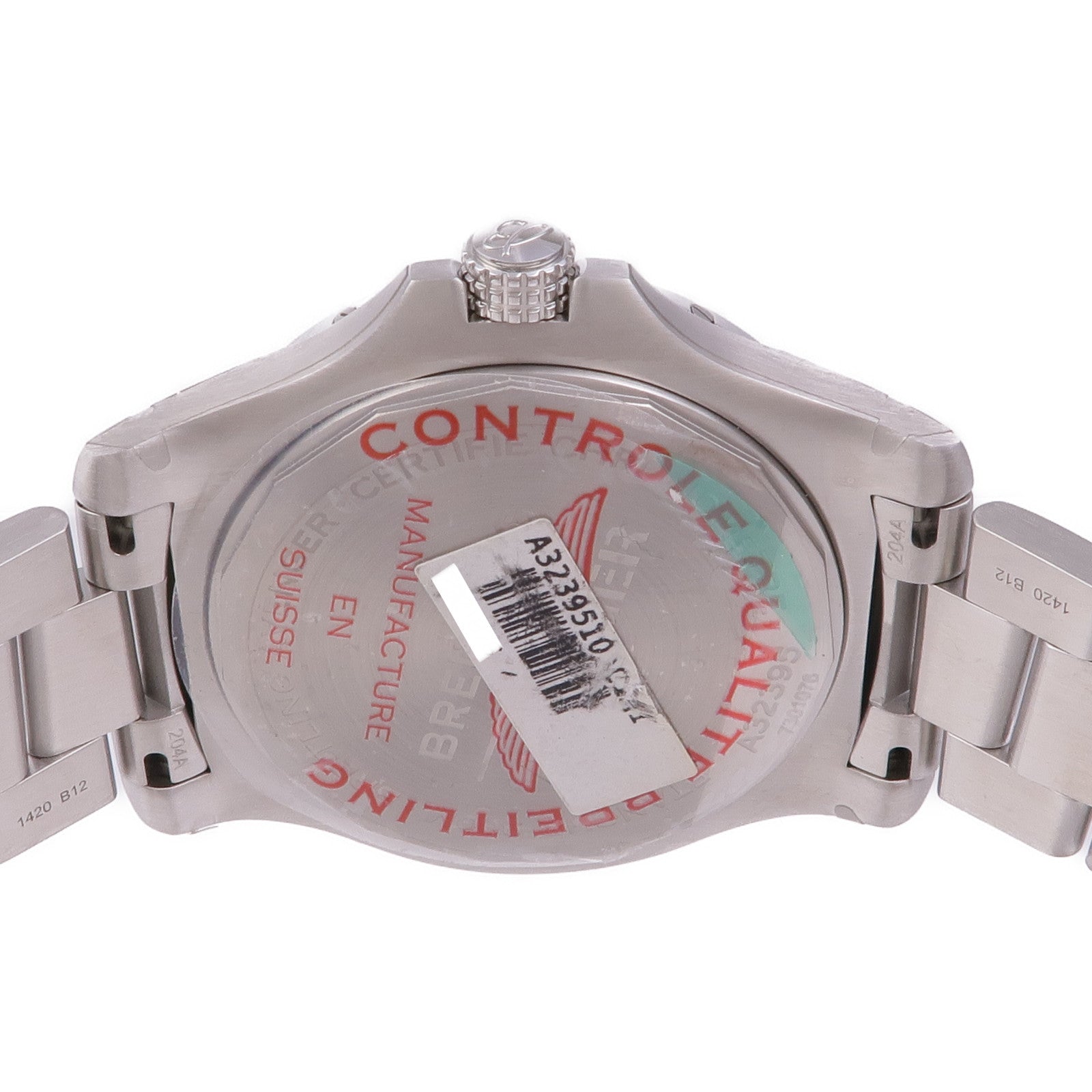 BREITLING Avenger A32395 Automatic Watch Stainless Steel Blue