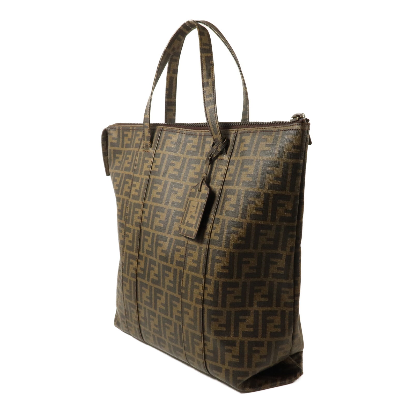 FENDI 塗層帆布Zucca Tobacco Tote手挽袋