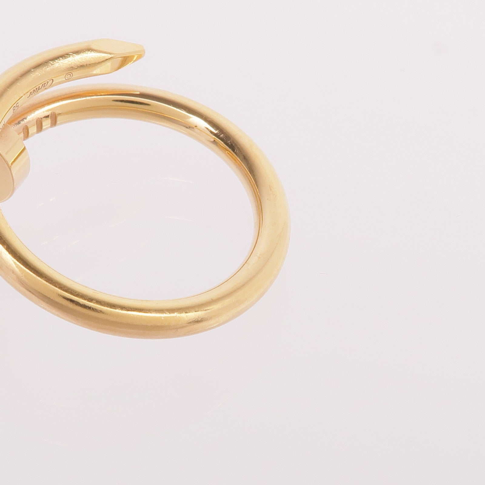 CARTIER 18K玫瑰金Juste un Clou戒指Cartier#58/US#8.25
