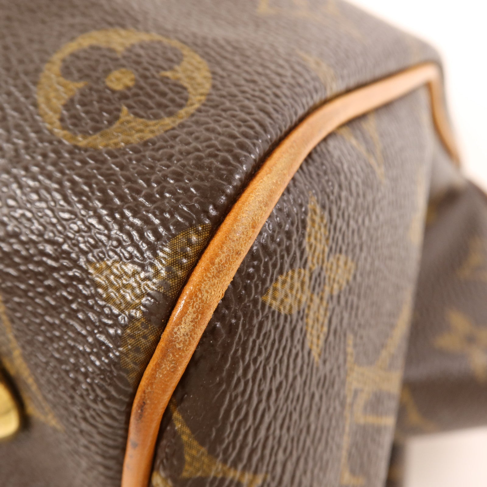 LOUIS VUITTON Monogram Tivoli PM金扣手挽袋