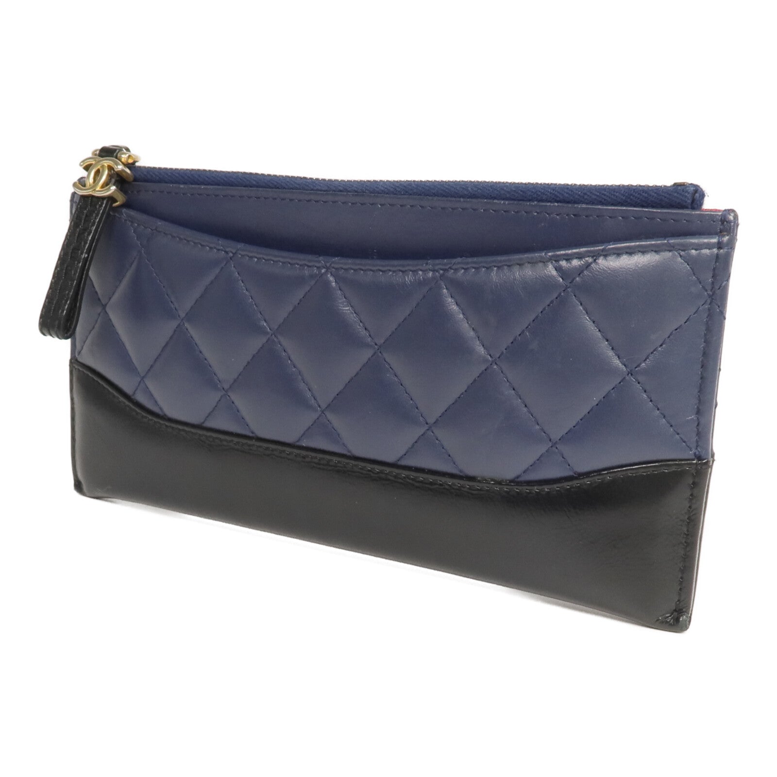 CHANEL 牛皮皮革Gabrielle Long Wallet長錢包