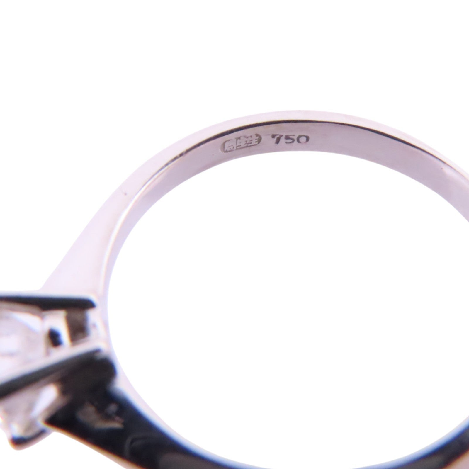 JEWELRY 18K白金/鑽石Diamond Ring戒指US#5.25