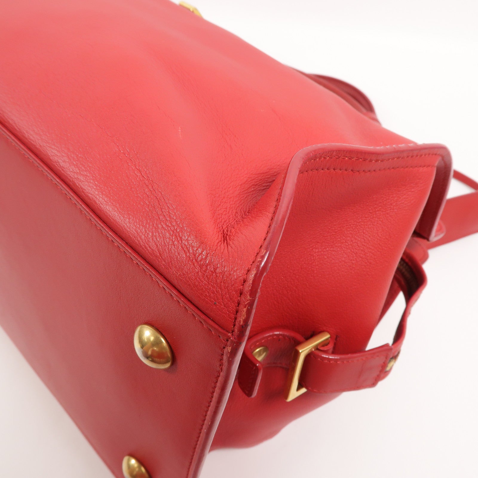 SAINT LAURENT 牛皮皮革Hand Bag手挽袋
