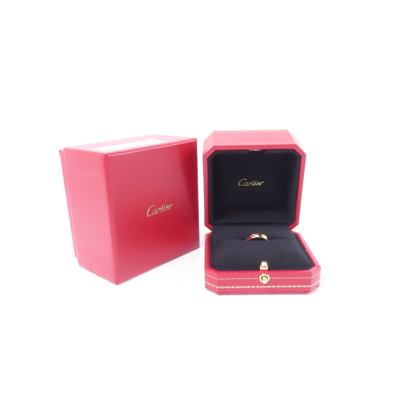 CARTIER 18K玫瑰金Love Ring戒指Cartier#50/US#5.25