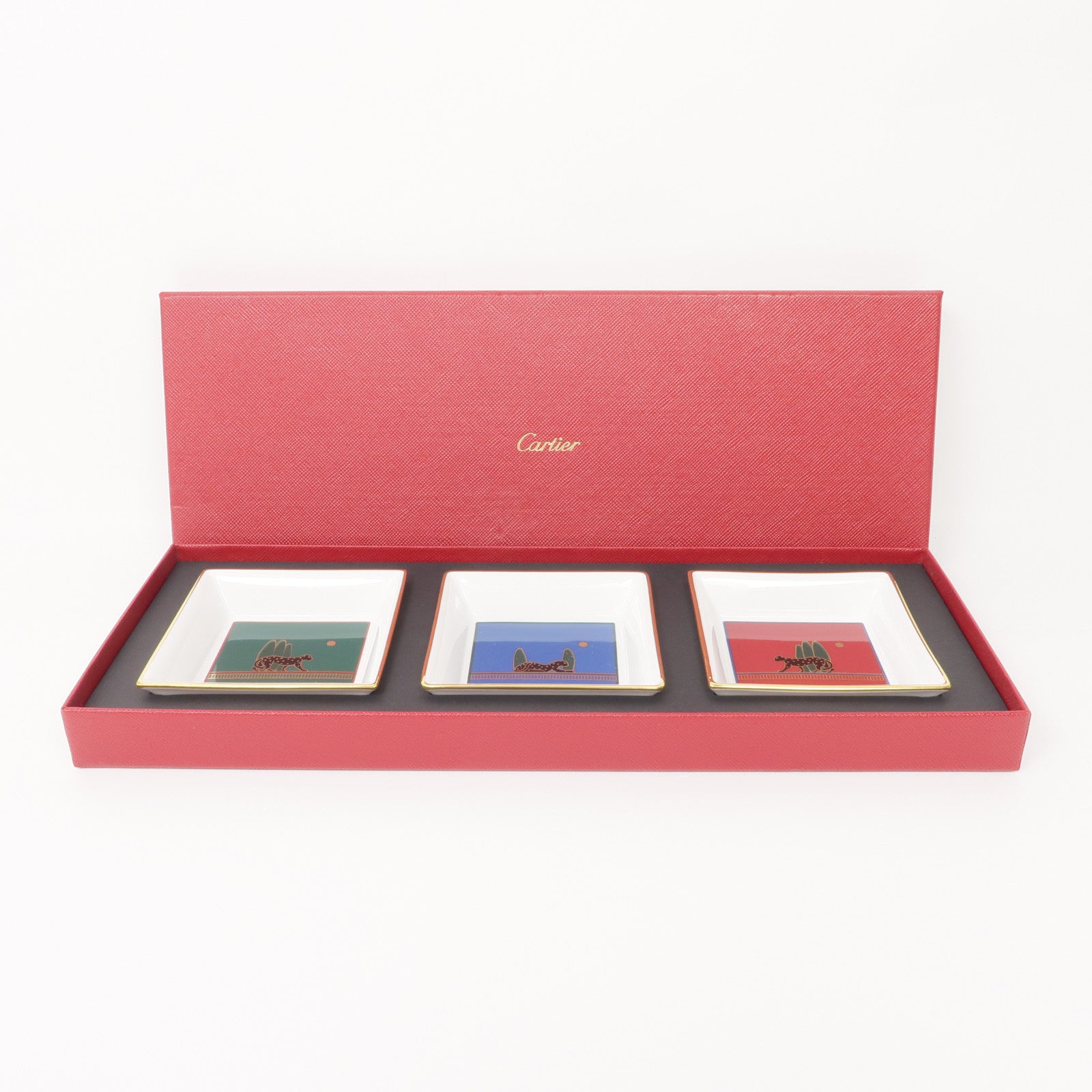 CARTIER 瓷Panthère de Cartier Set of 3 Trays托盤