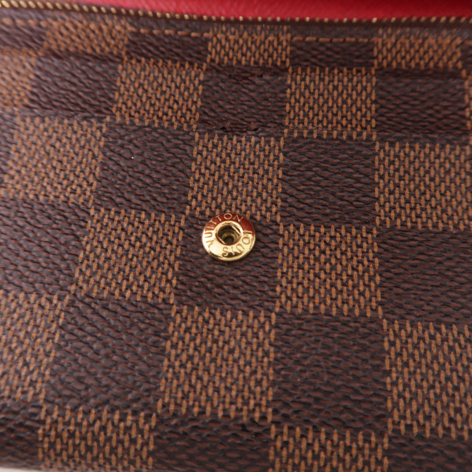 LOUIS VUITTON LV GHW Portefeuille Emilie Long Wallet N63544 Damier Brown