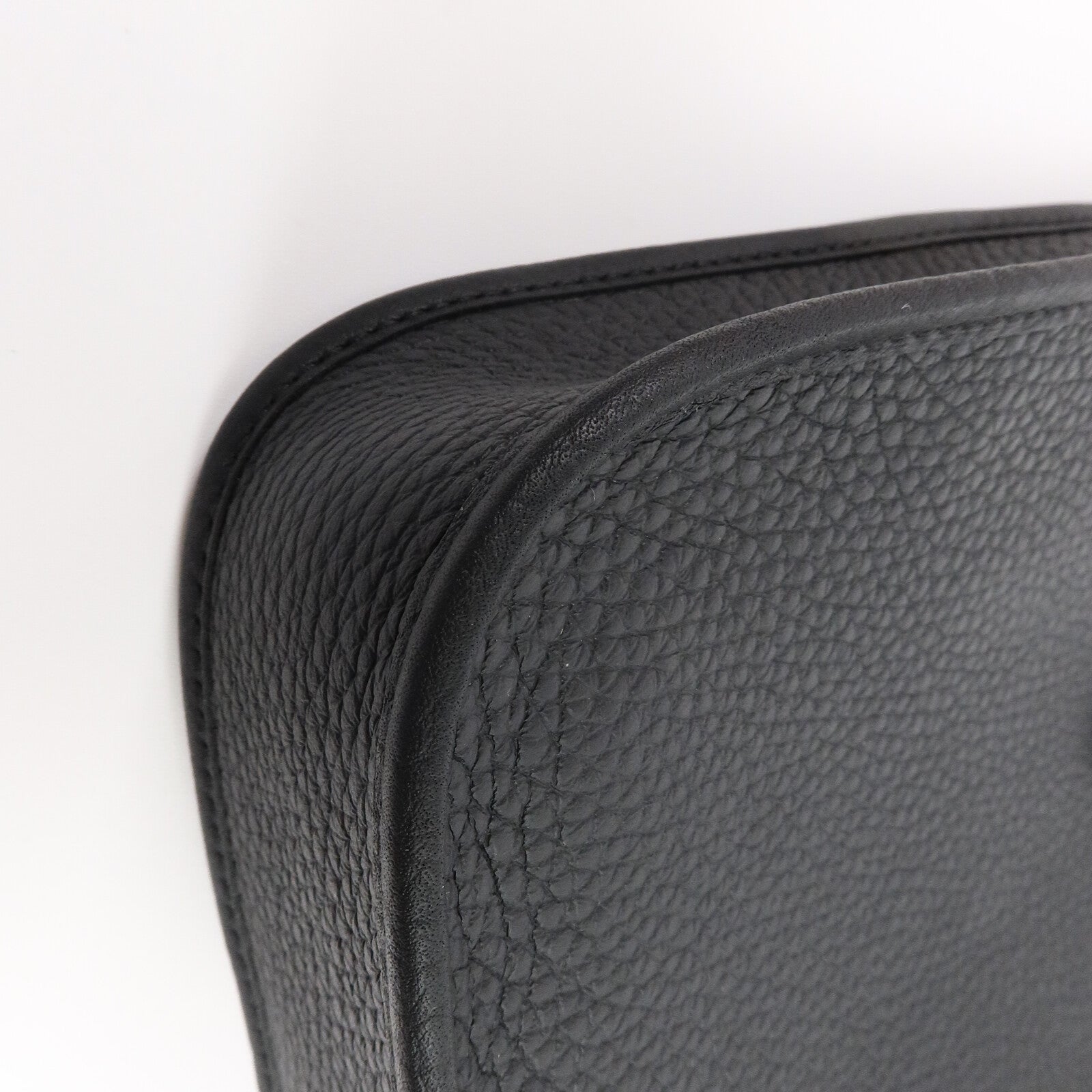 HERMES Clemence皮革Evelyne TPM肩背袋Noir