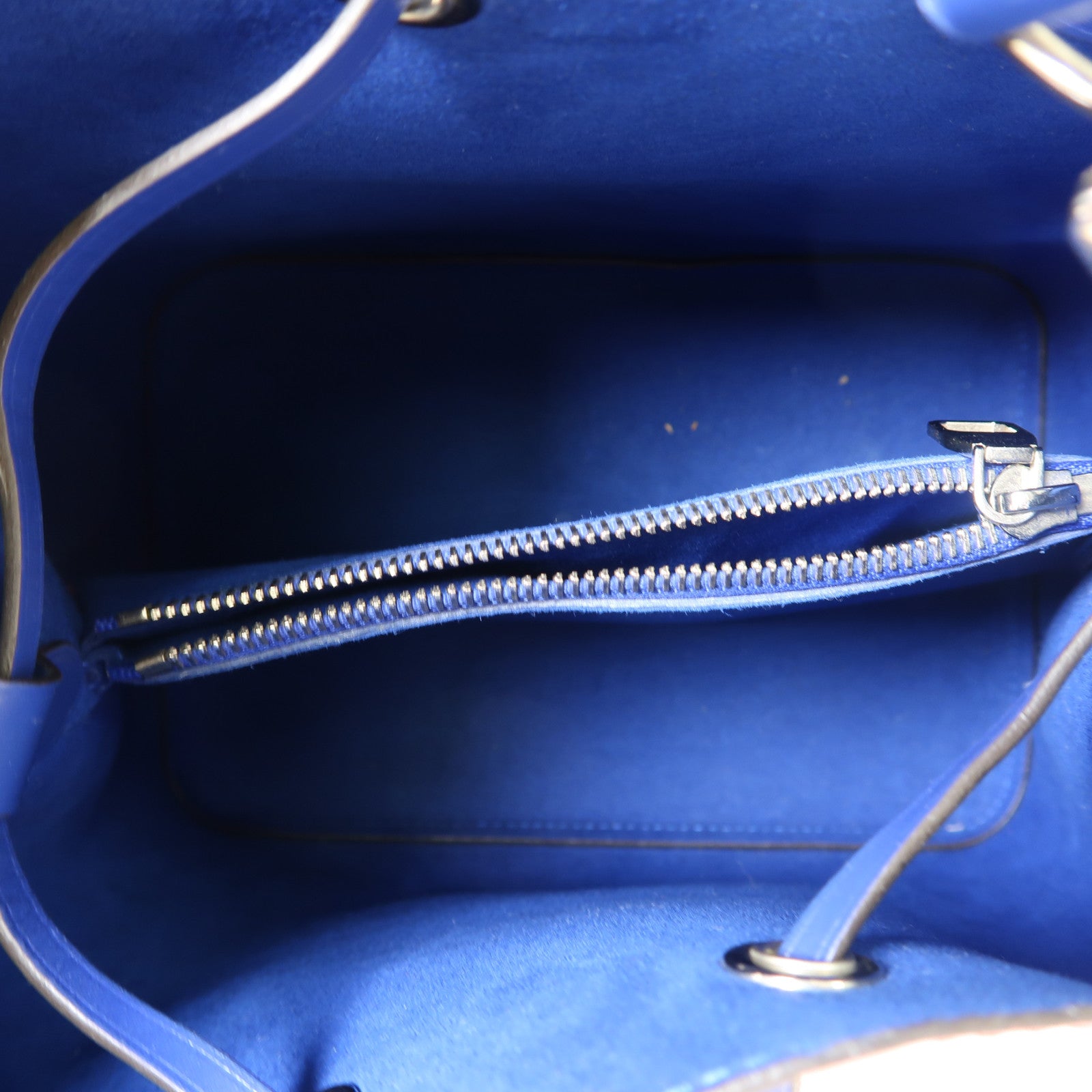 LOUIS VUITTON Epi Neo Noe銀扣手挽肩背兩用袋紅色/藍色