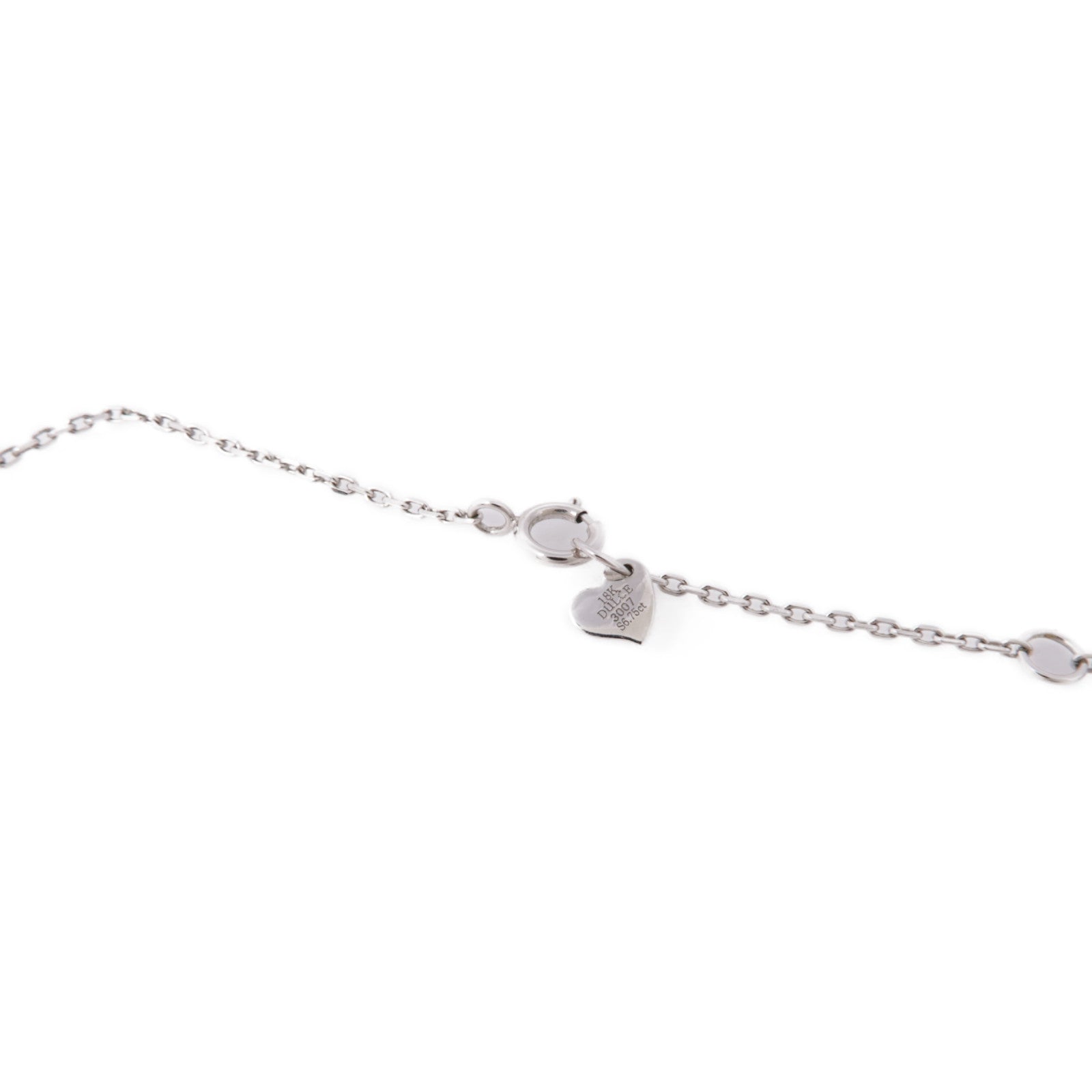 JEWELRY Sapphire Necklace 18K White Gold